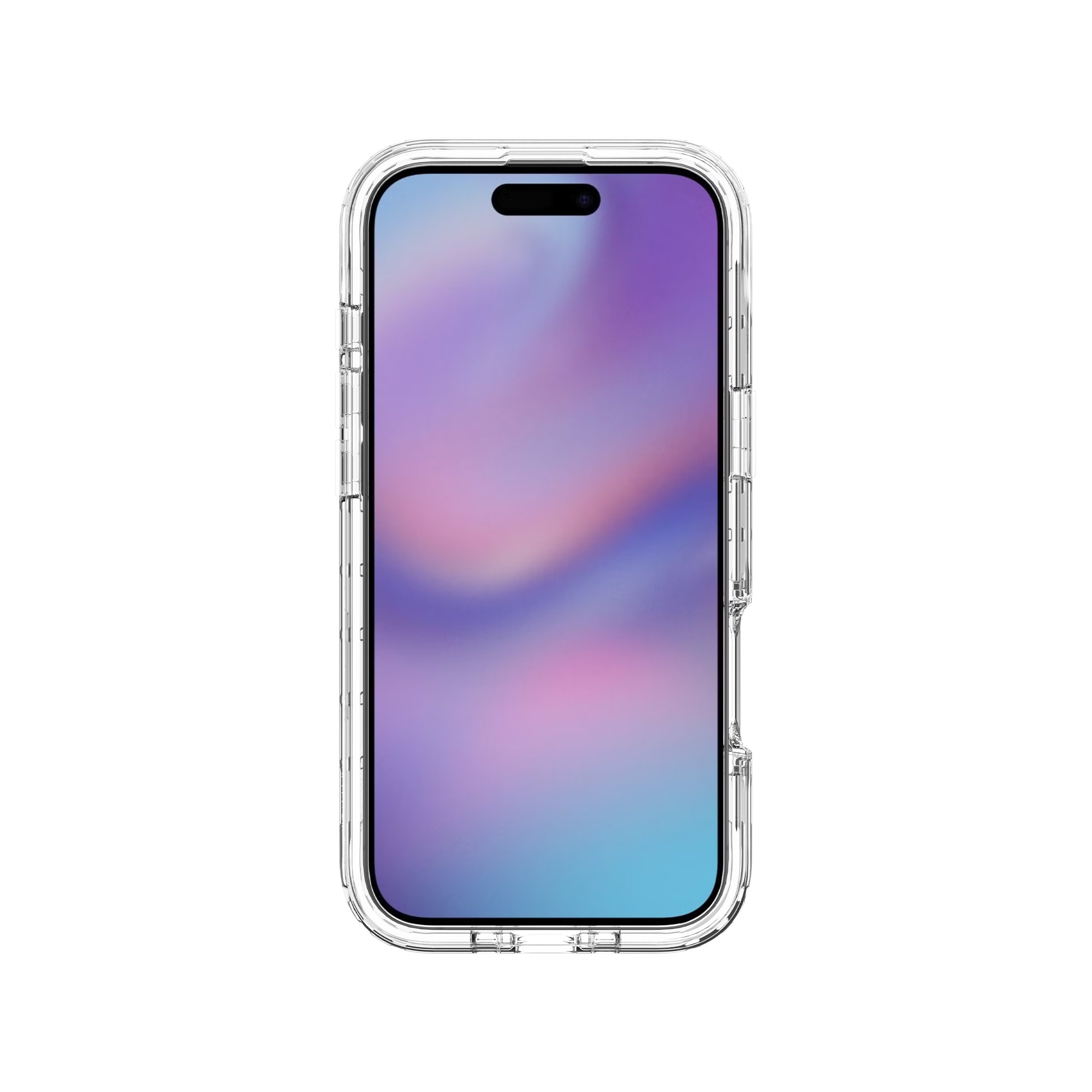 iPhone 17 Air Mobildeksel med beskyttelsesramme, Gjennomsiktig