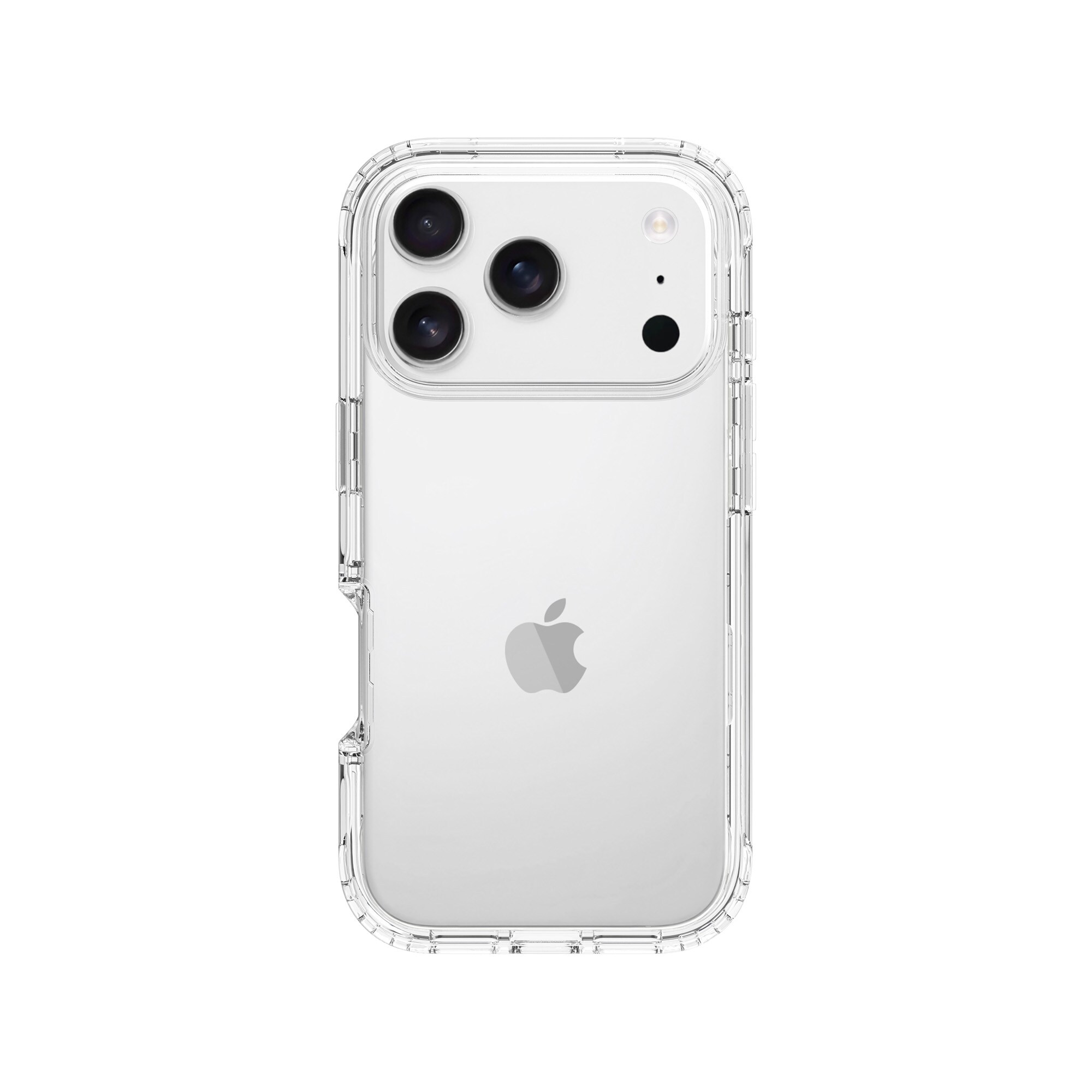 iPhone 17 Pro Max Mobildeksel med beskyttelsesramme, Gjennomsiktig