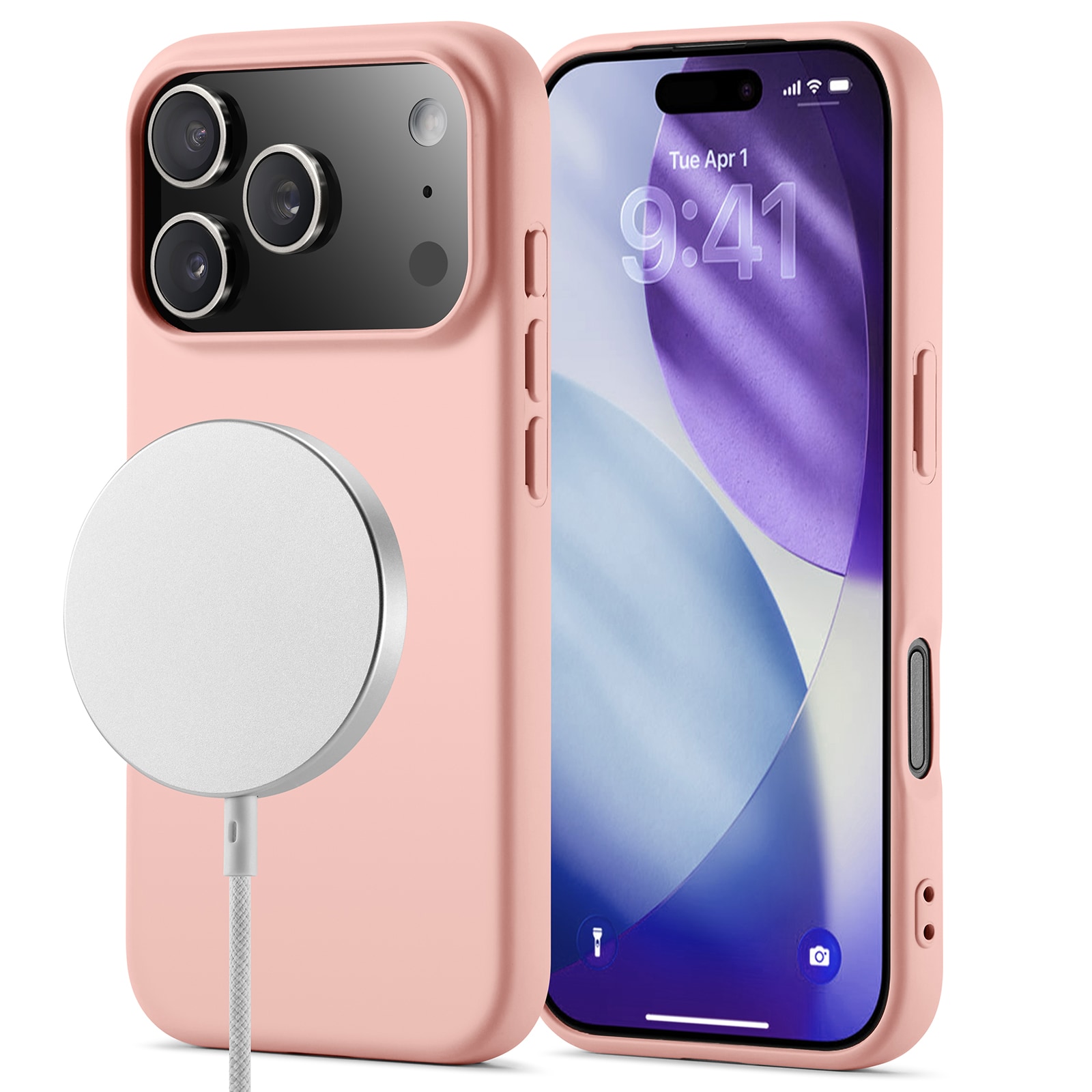 iPhone 17 Pro MagSafe Deksel, Rosa