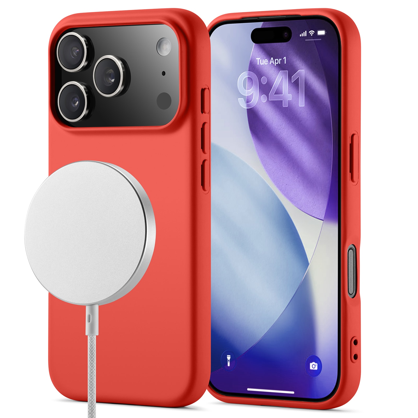 iPhone 17 Pro MagSafe Deksel, Rød