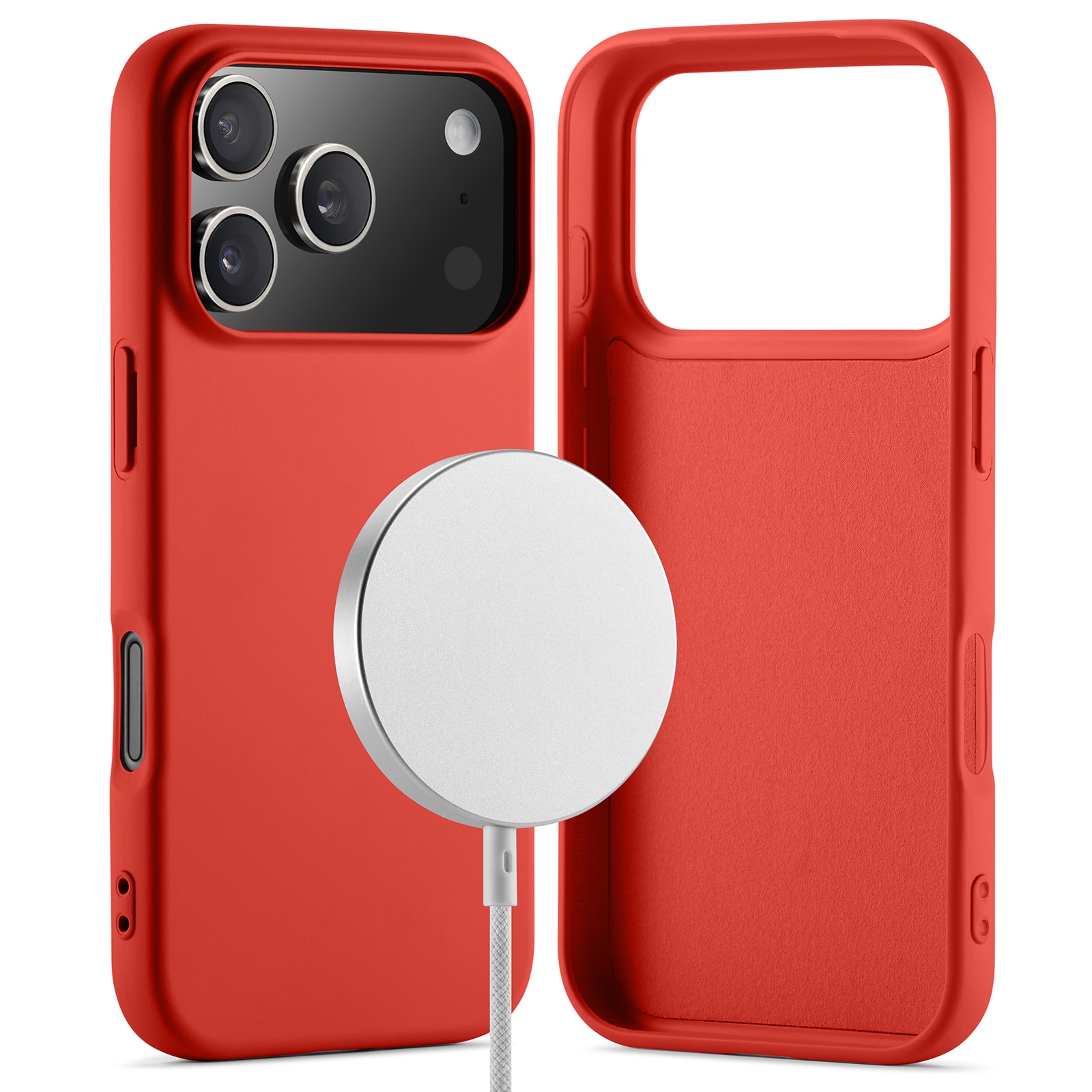 iPhone 17 Pro MagSafe Deksel, Rød