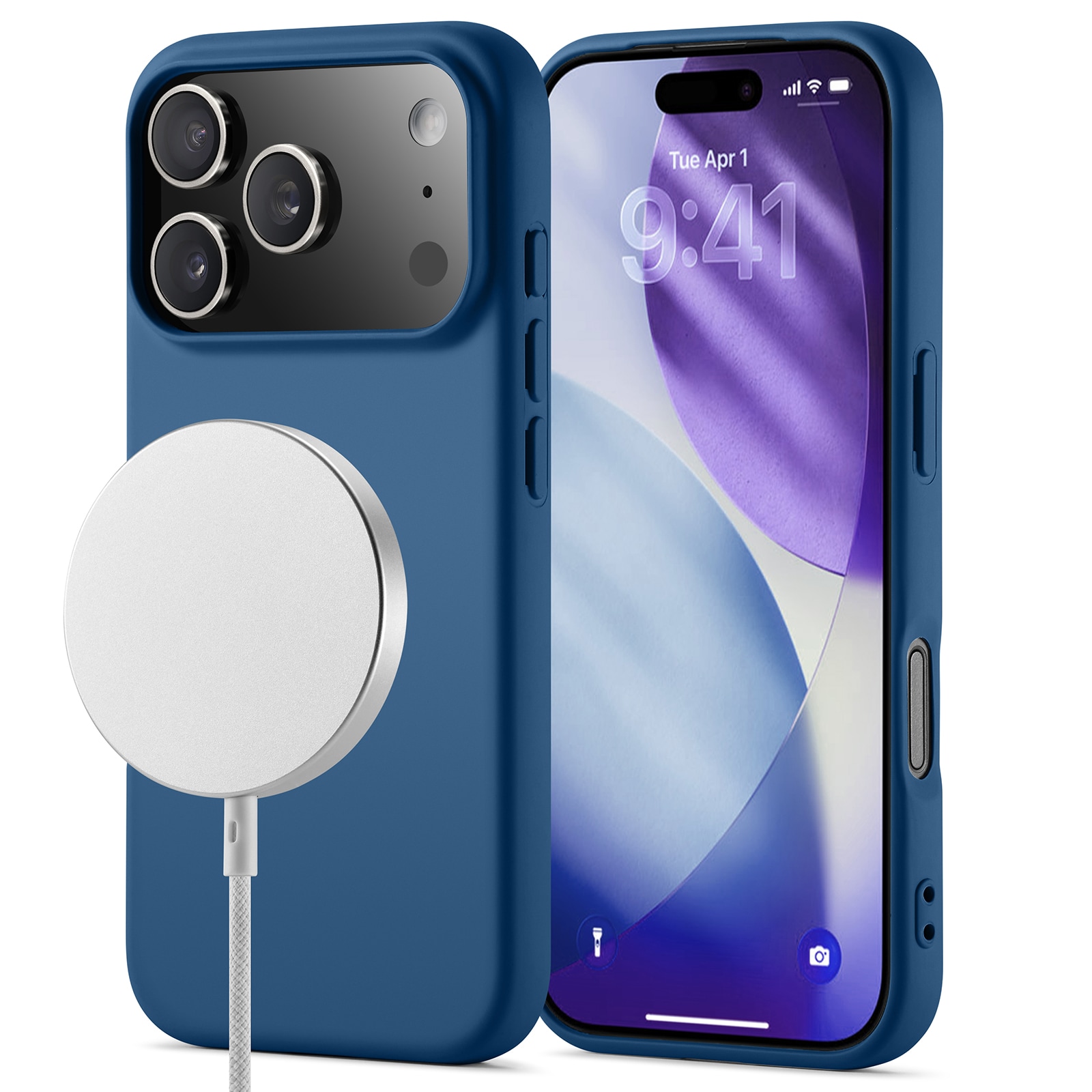 iPhone 17 Pro MagSafe Deksel, Mørke blå