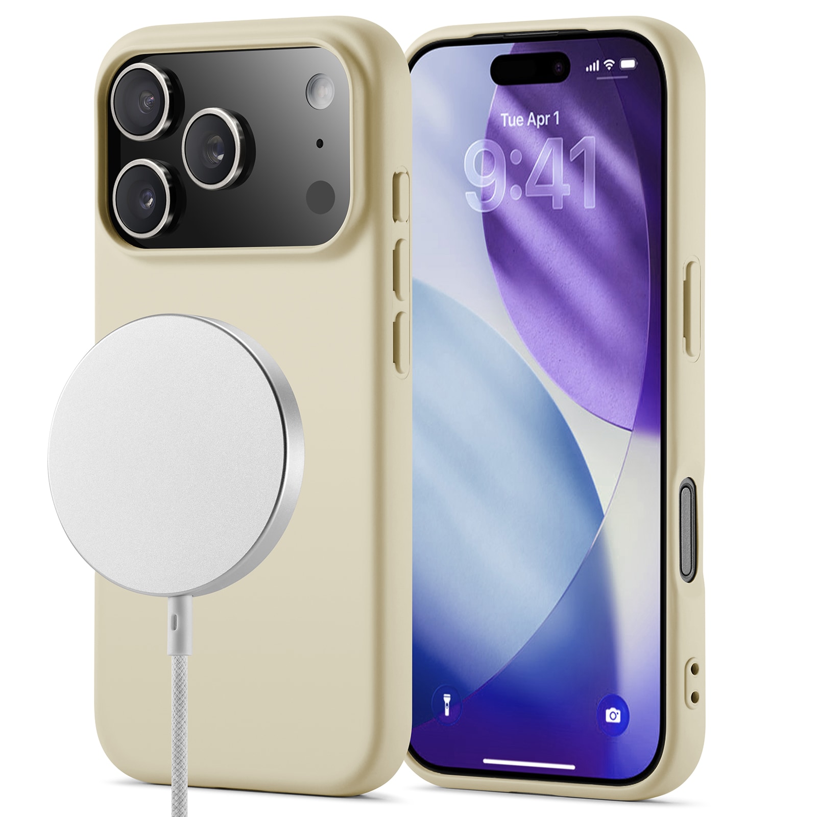 iPhone 17 Pro MagSafe Deksel, Beige