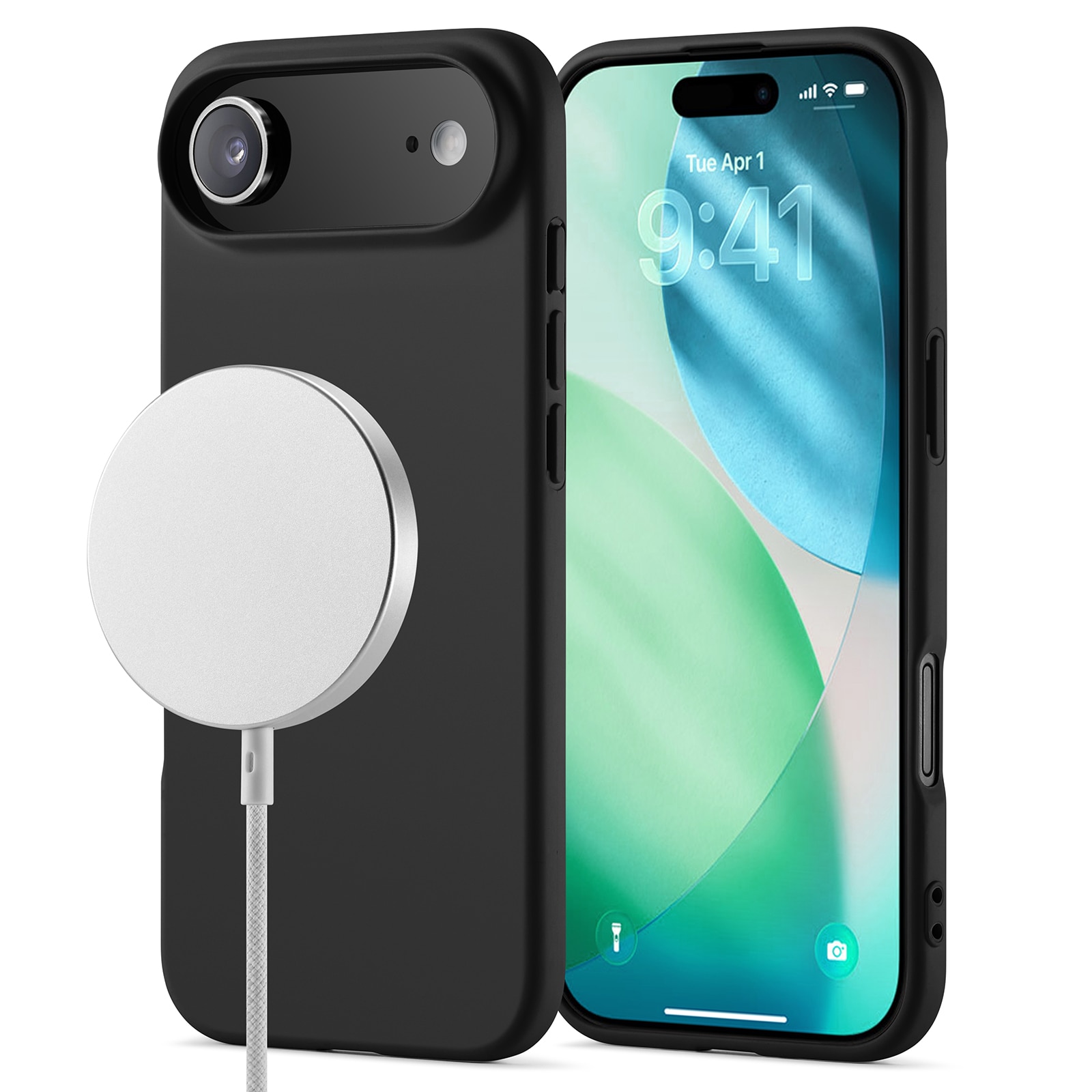 iPhone 17 Air MagSafe Deksel, Svart