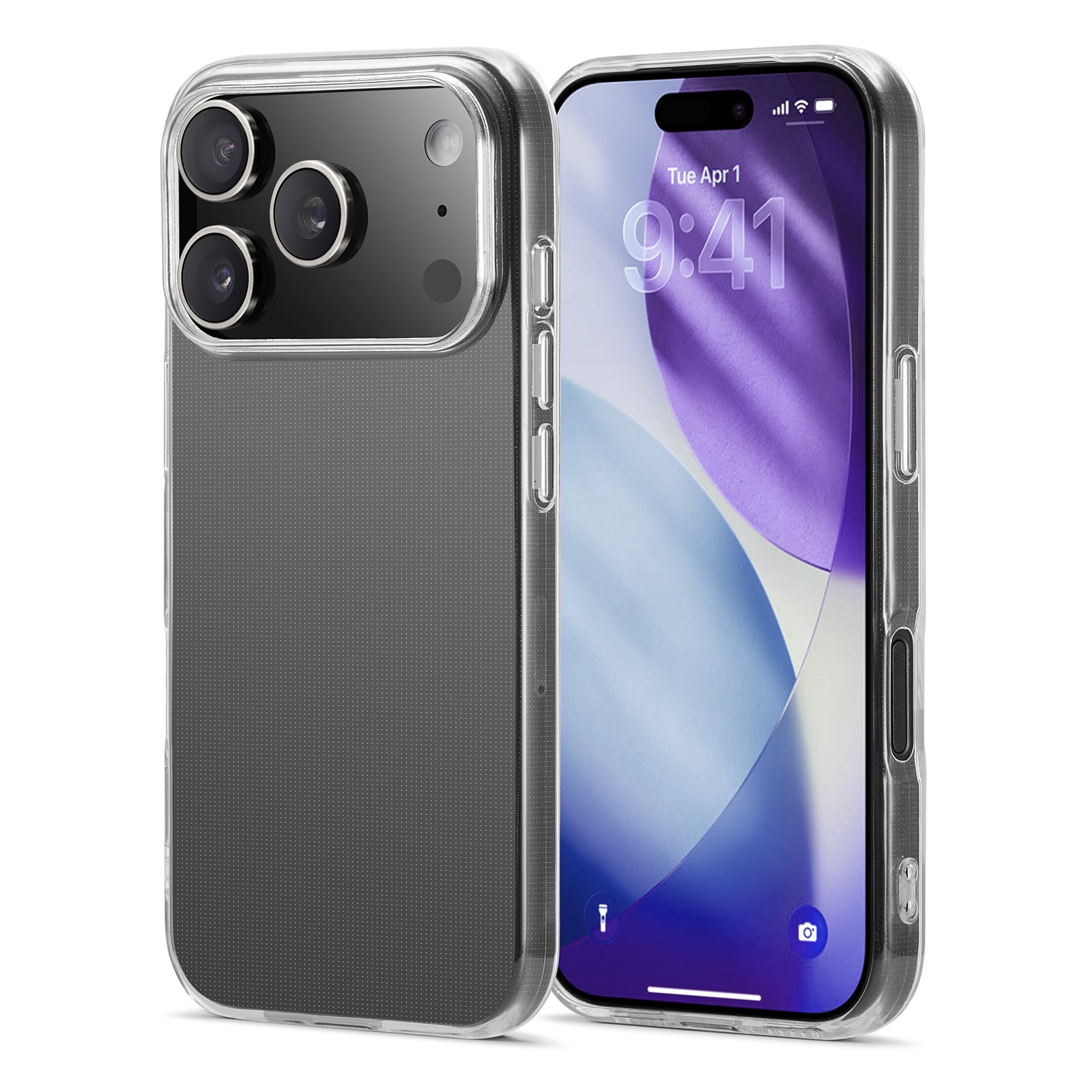 iPhone 17 Pro Max TPU-deksel, Gjennomsiktig