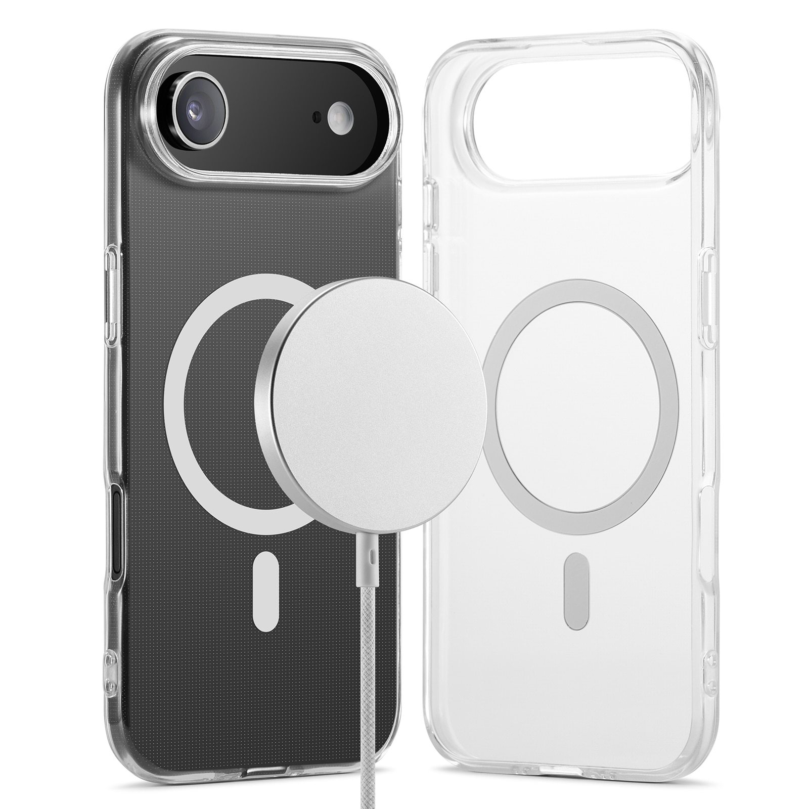 iPhone 17 Air MagSafe-deksel i TPU, Gjennomsiktig