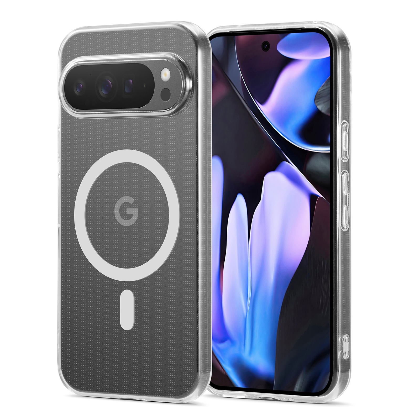 Google Pixel 10 Pro XL MagSafe-deksel i TPU, Gjennomsiktig
