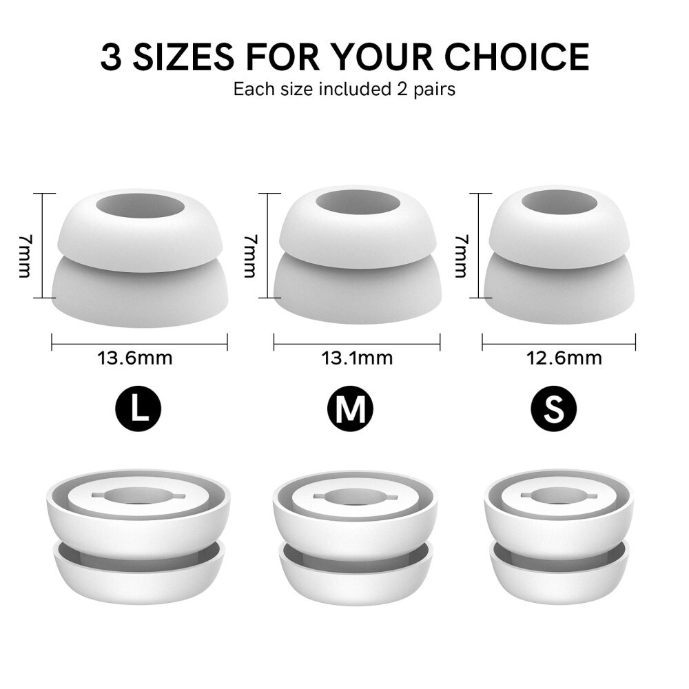 Samsung Galaxy Buds FE (3-pack) Myke Ear Tips, Lilla
