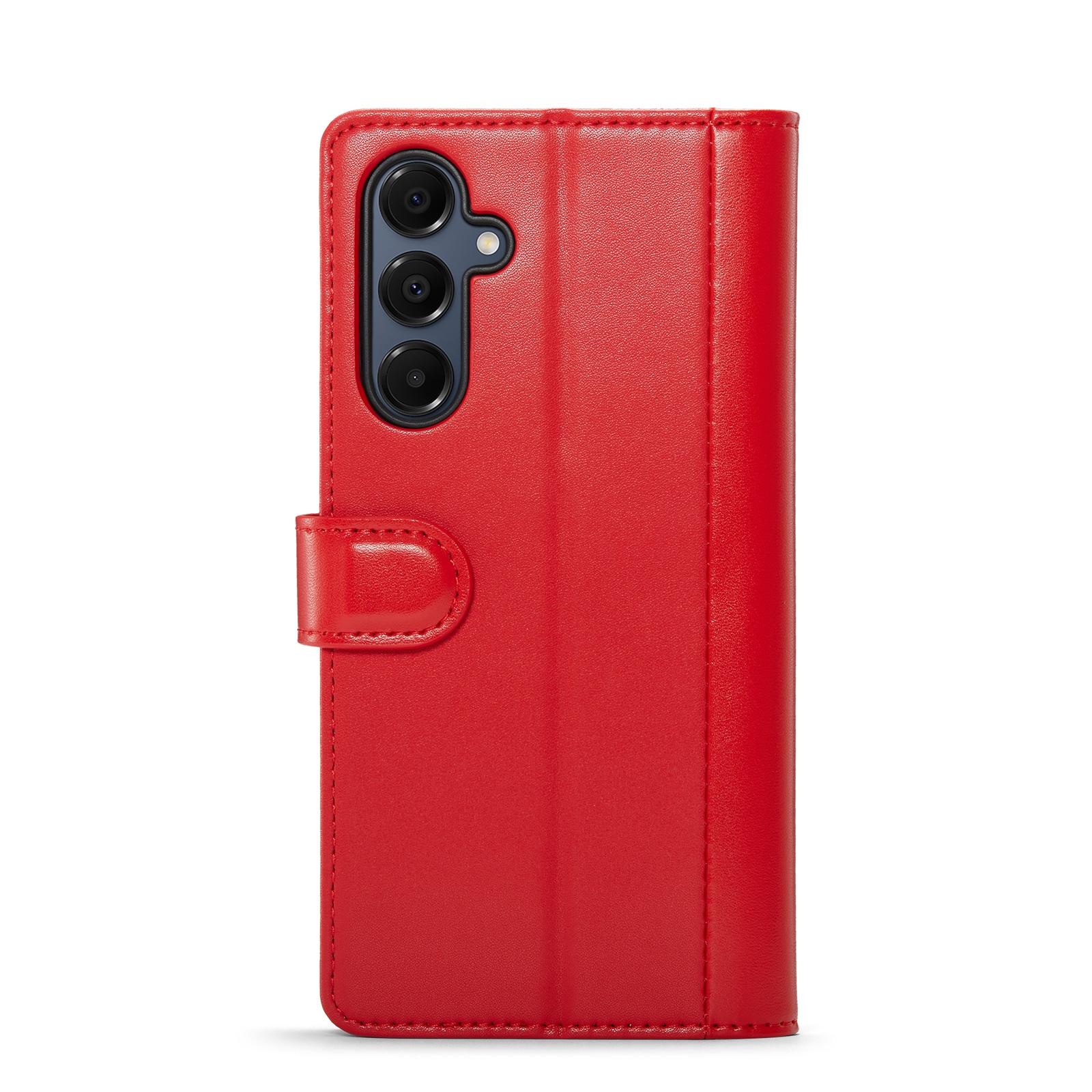 Samsung Galaxy A16 Lommeboketui i ekte skinn, Rød