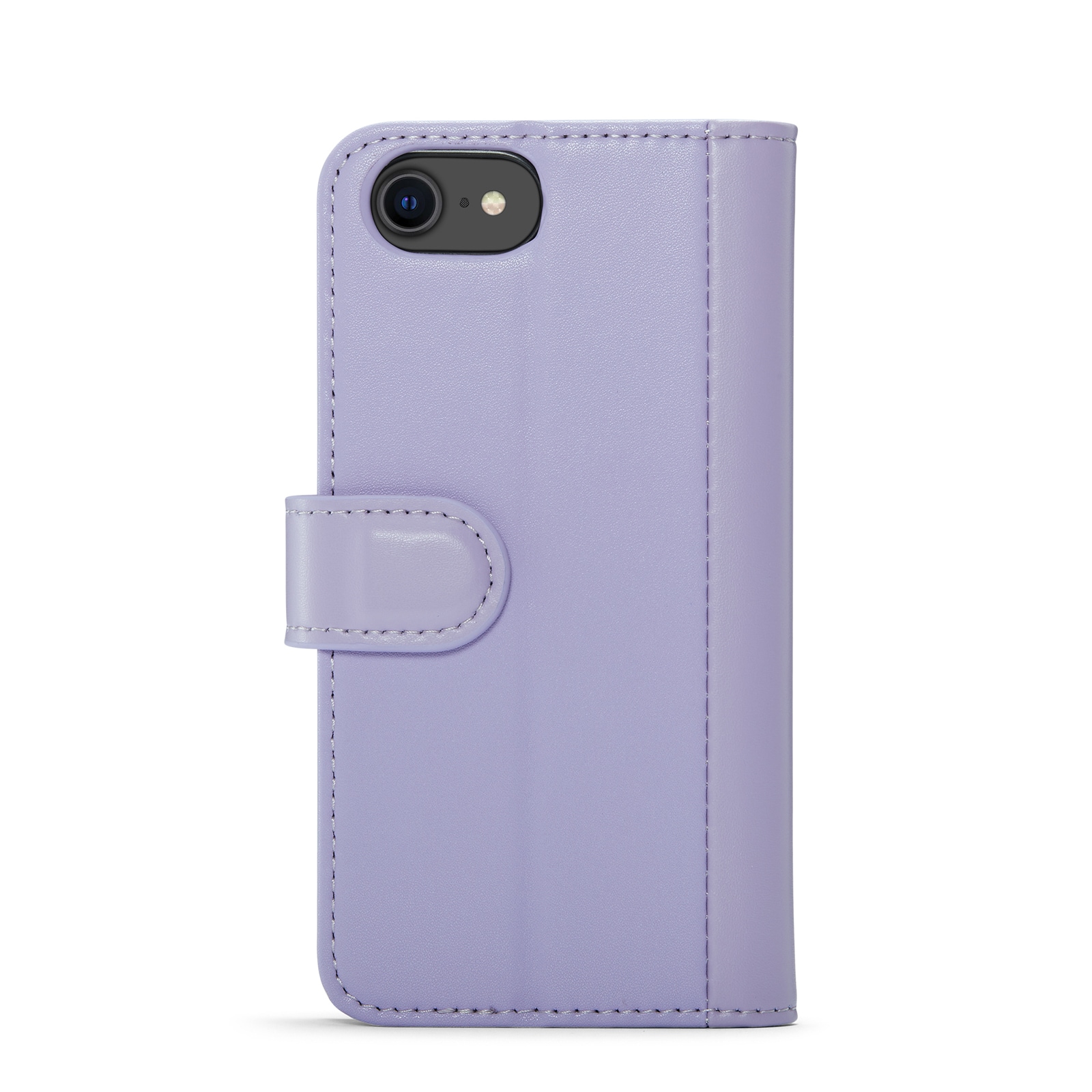 iPhone SE 2020 Lommeboketui i ekte skinn, Lilla