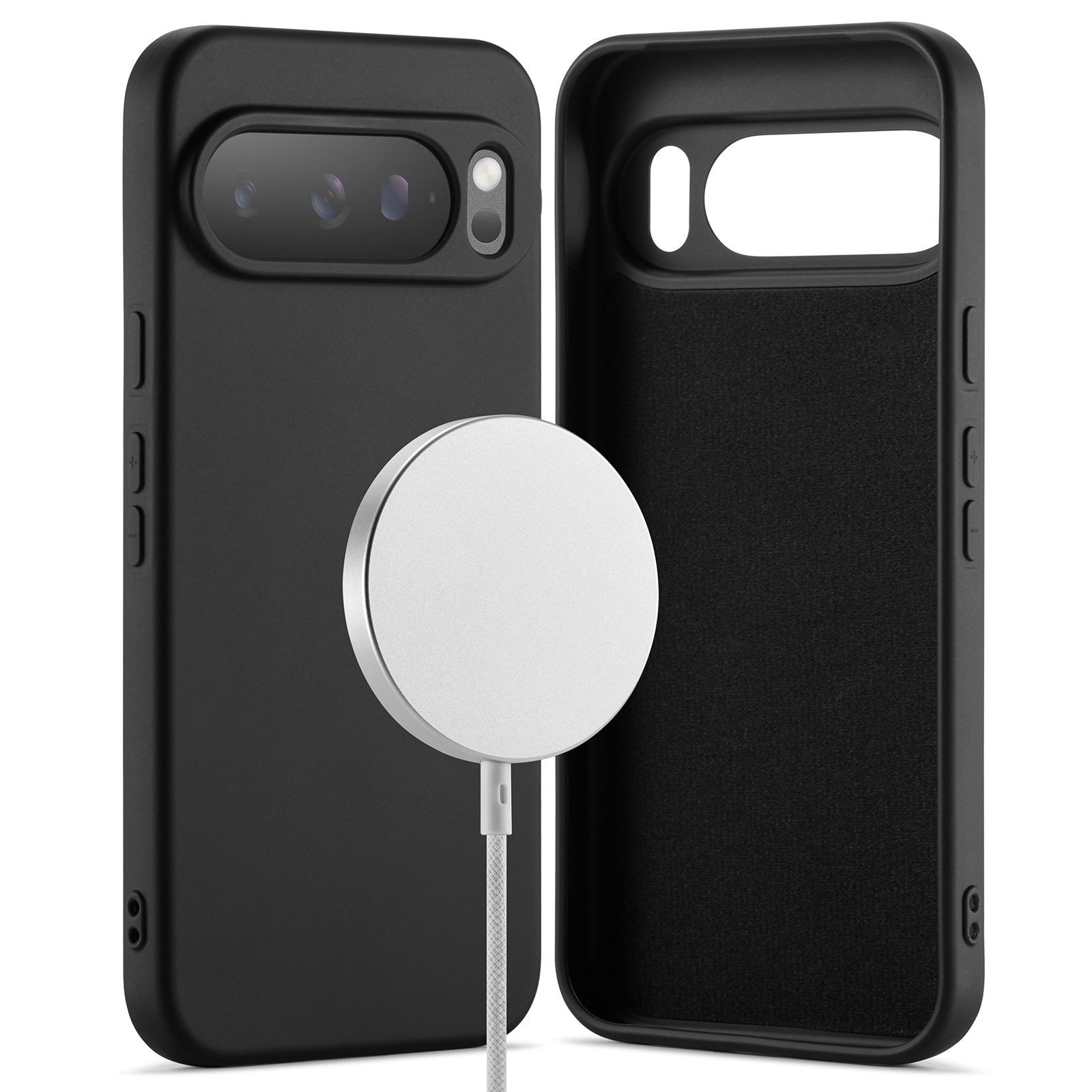 Google Pixel 10 Pro MagSafe Deksel, Svart