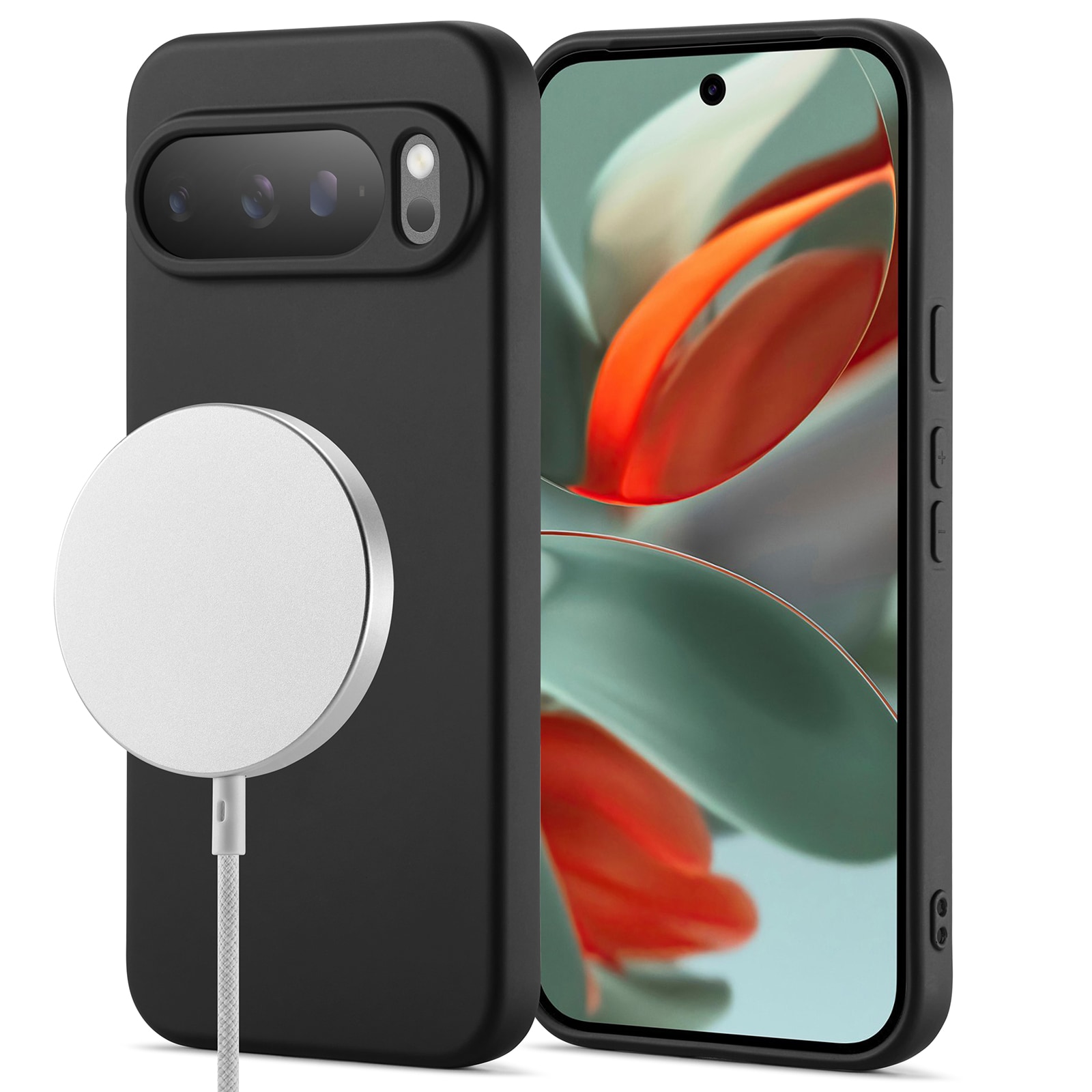 Google Pixel 10 Pro MagSafe Deksel, Svart