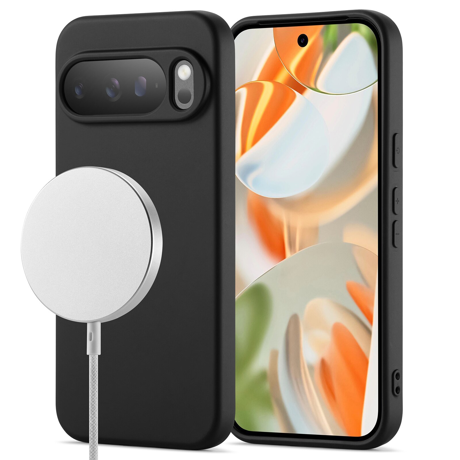 Google Pixel 10 MagSafe Deksel, Svart