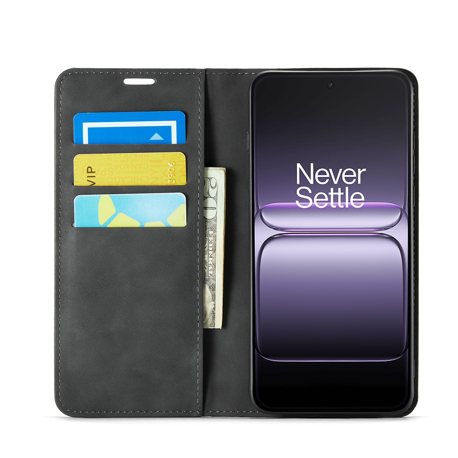  OnePlus Nord 5 Slankt etui med kortlomme, Svart