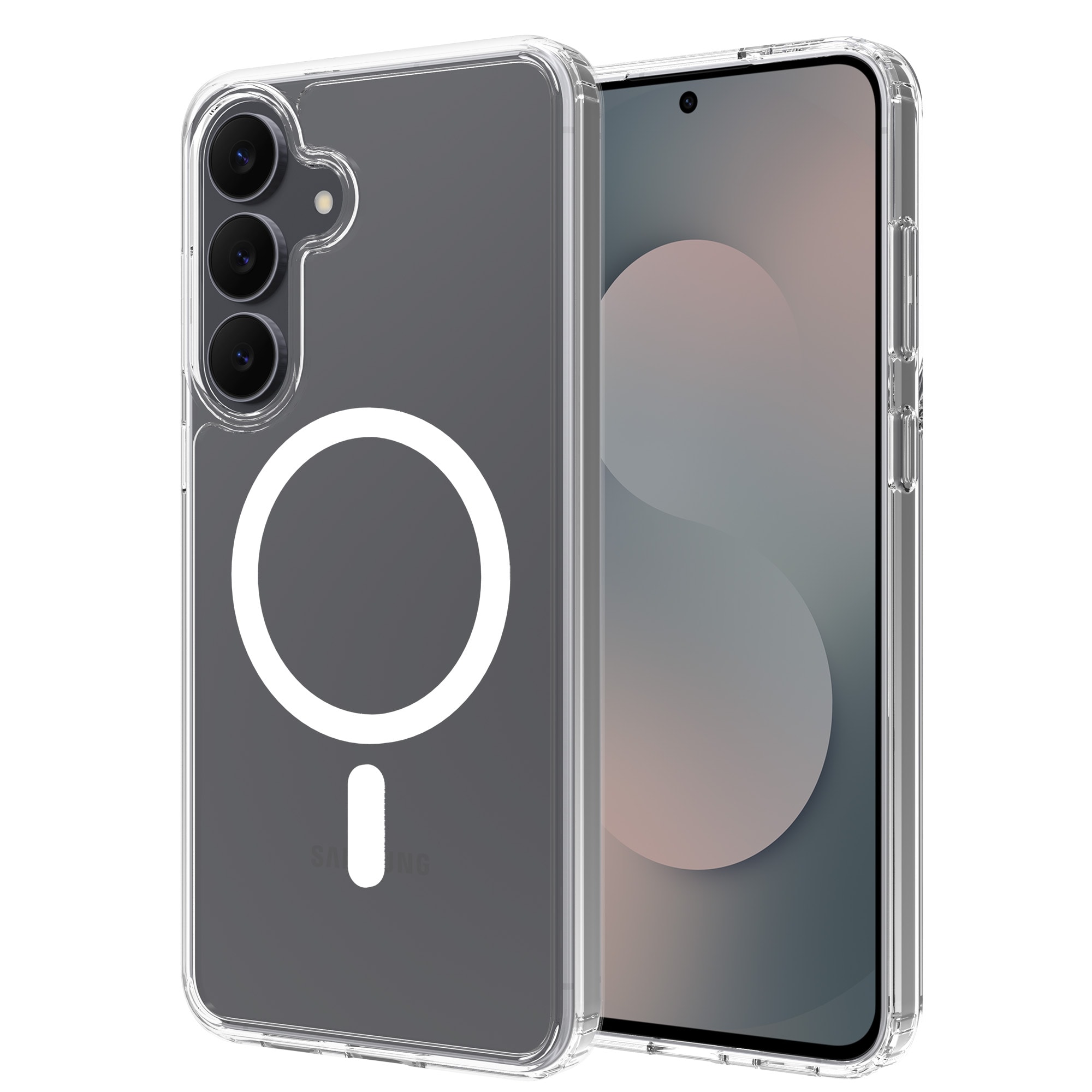 Samsung Galaxy S25 FE MagSafe Hybrid-deksel, Gjennomsiktig