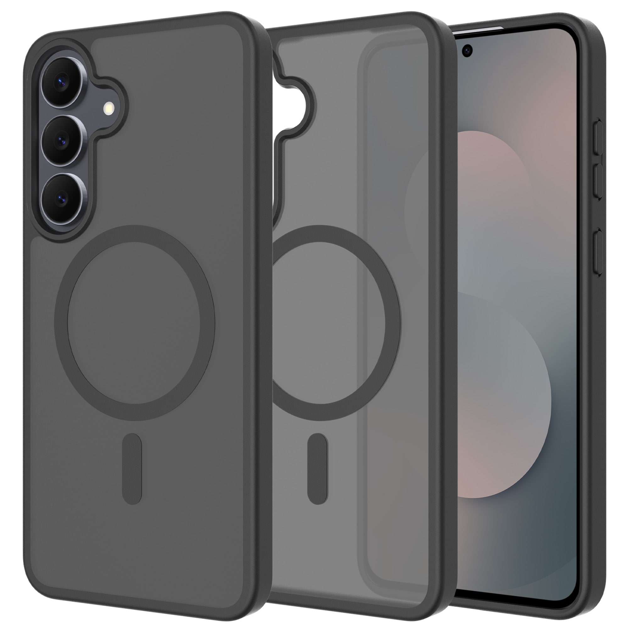 Samsung Galaxy S25 FE Hybrid-deksel Magnetisk, Frosted Black