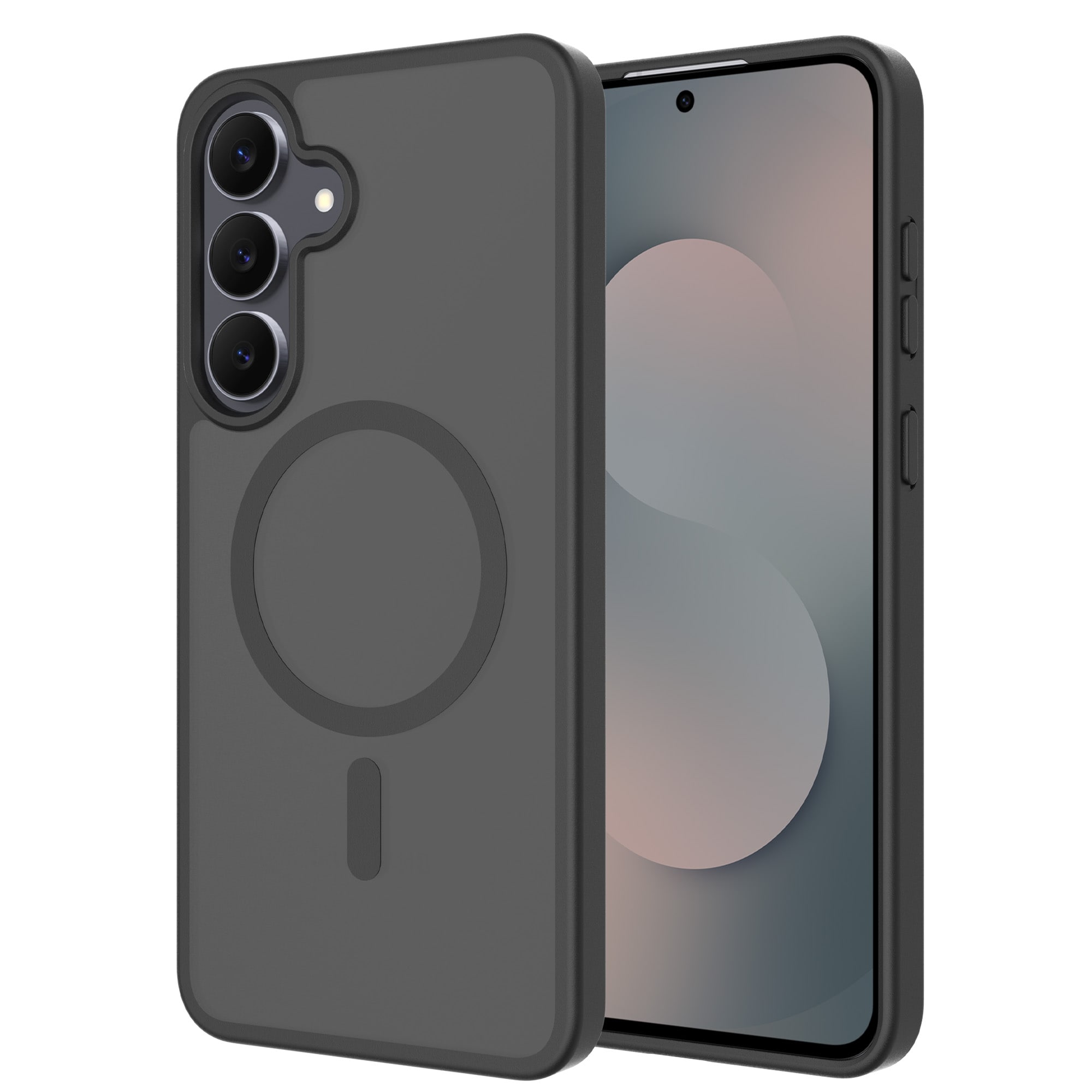 Samsung Galaxy S25 FE Hybrid-deksel Magnetisk, Frosted Black