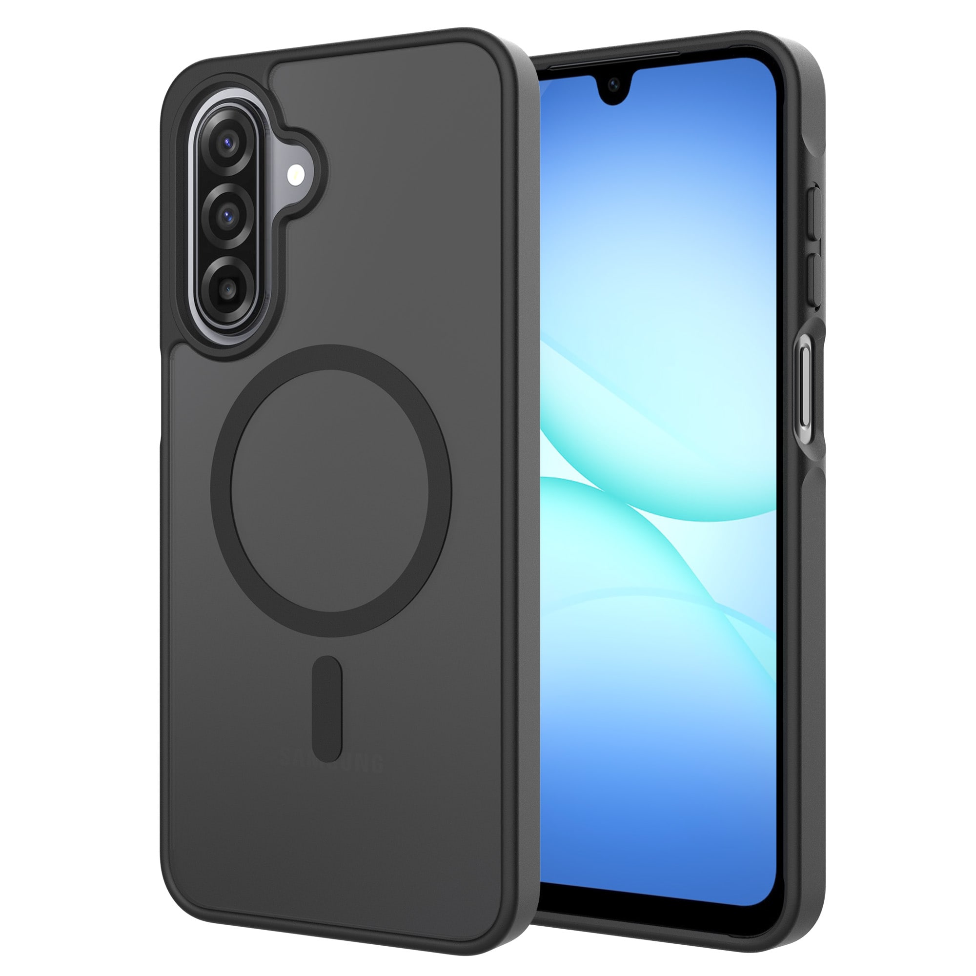 Samsung Galaxy A17 Hybrid-deksel Magnetisk, Frosted Black