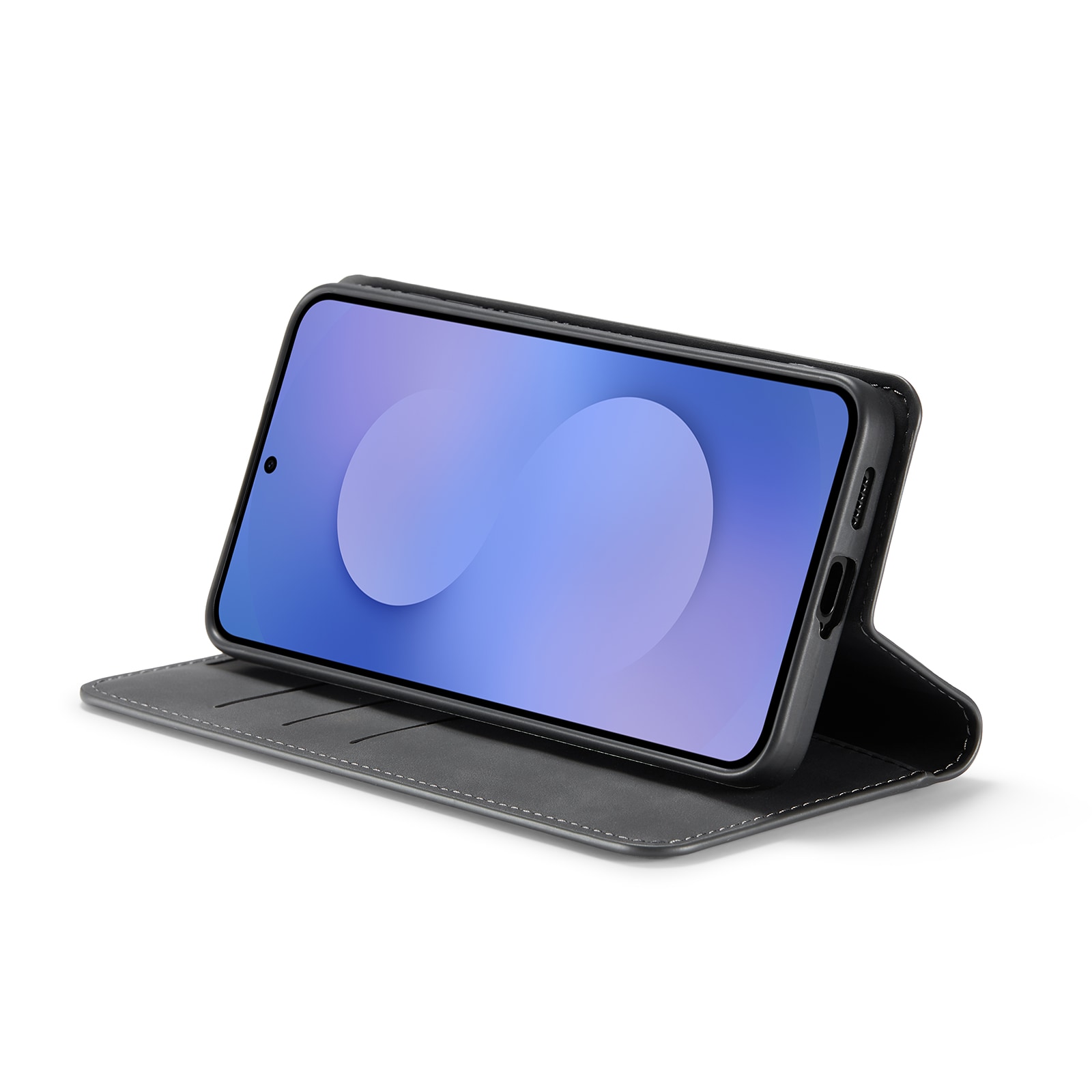 Samsung Galaxy S25 FE Slankt etui med kortlomme, Svart