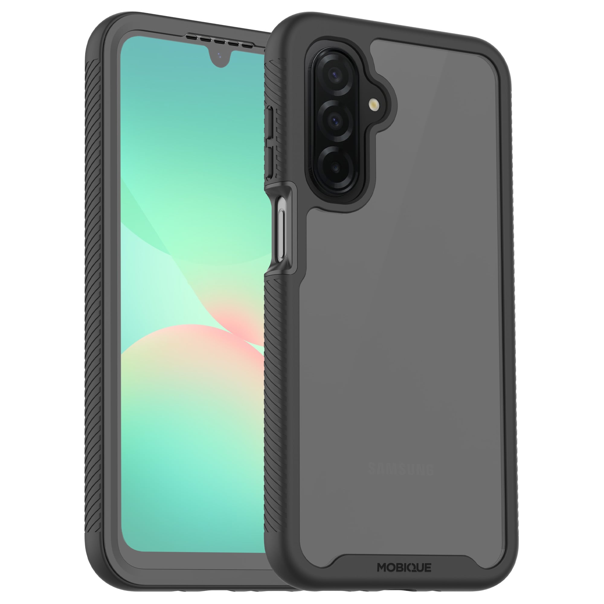 Samsung Galaxy A17 Deksel Full Protection, Svart/gjennomsiktig