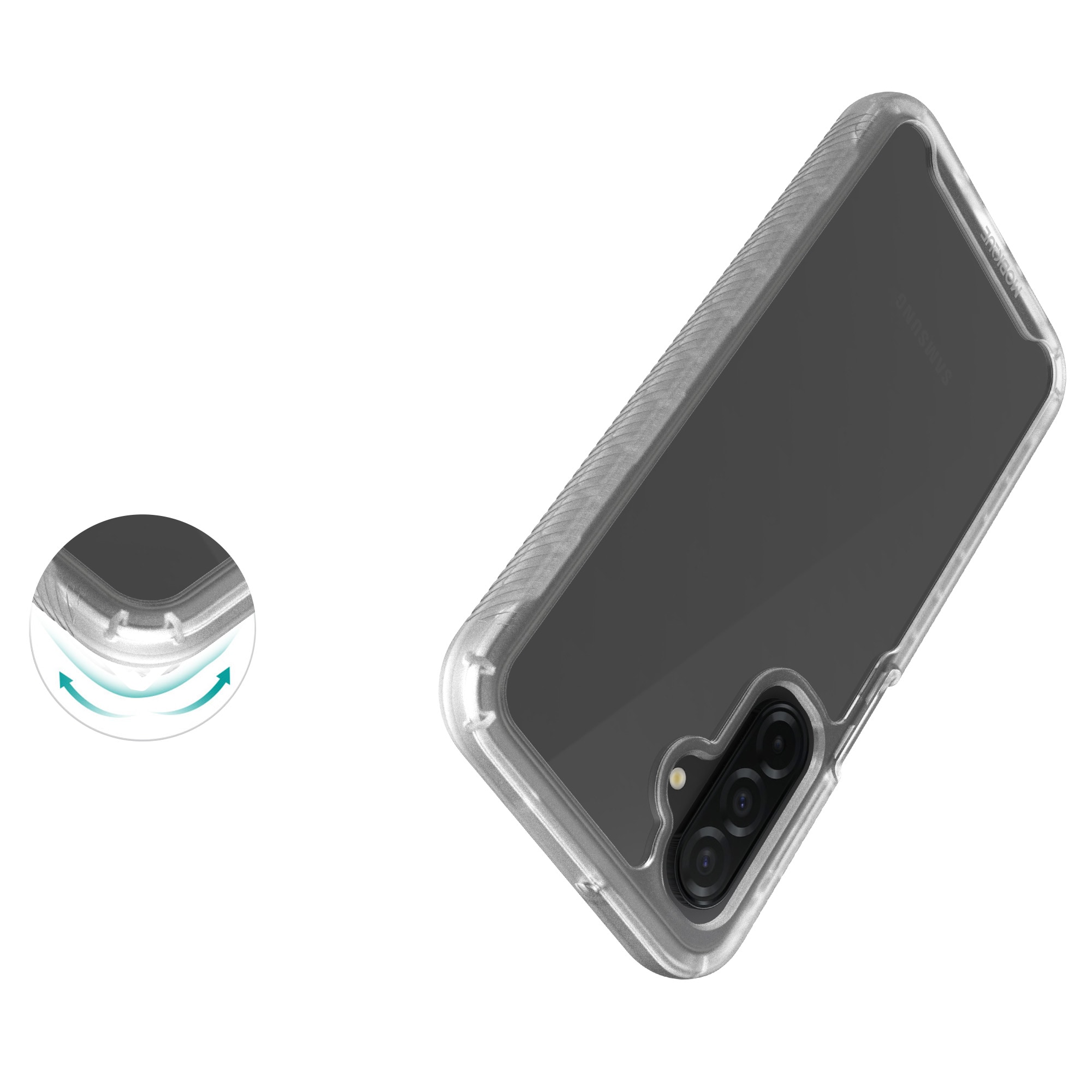 Samsung Galaxy A17 Deksel Full Protection, Gjennomsiktig