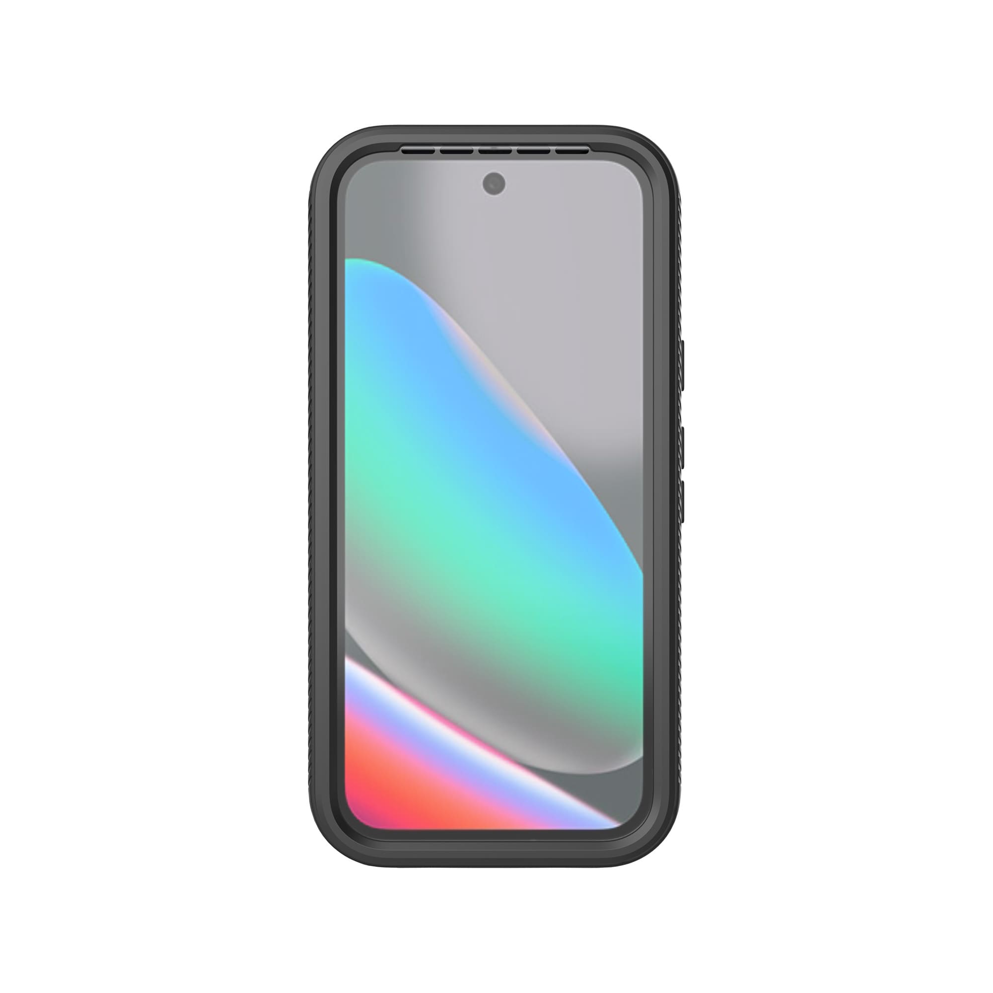 Google Pixel 9 Pro XL Deksel Magnetisk Full Protection, Svart/gjennomsiktig