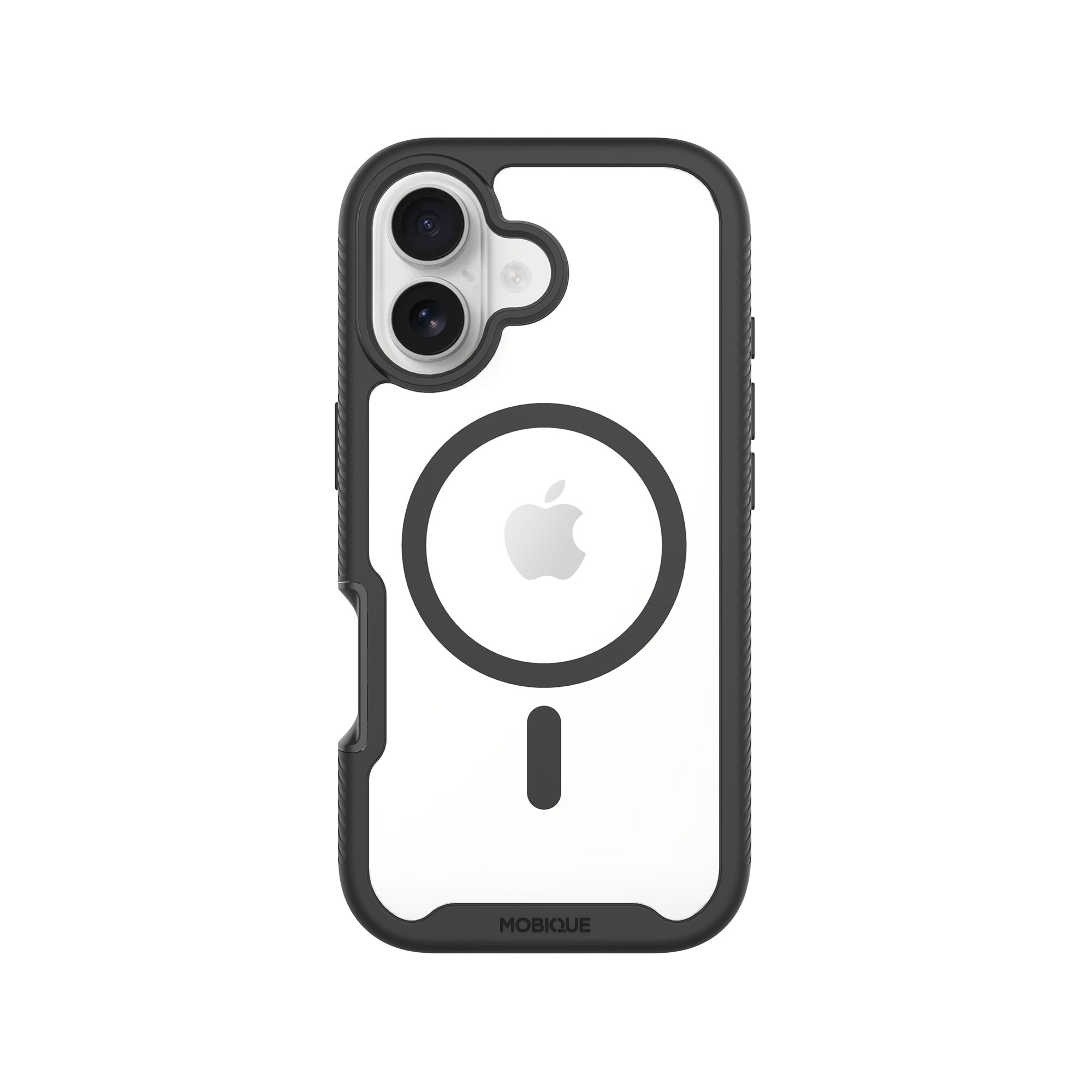 iPhone 17 Deksel Magnetisk Full Protection, Svart/gjennomsiktig