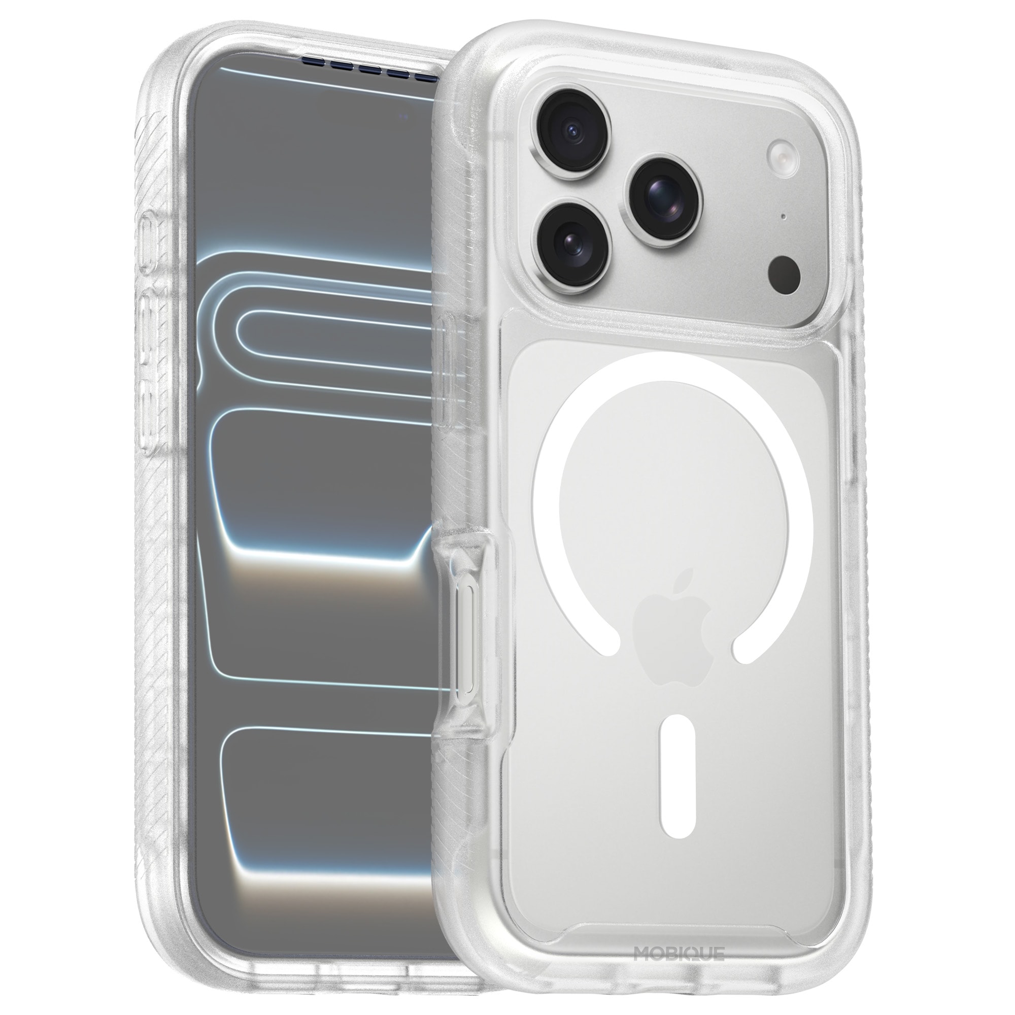 iPhone 17 Pro Deksel Magnetisk Full Protection, Gjennomsiktig