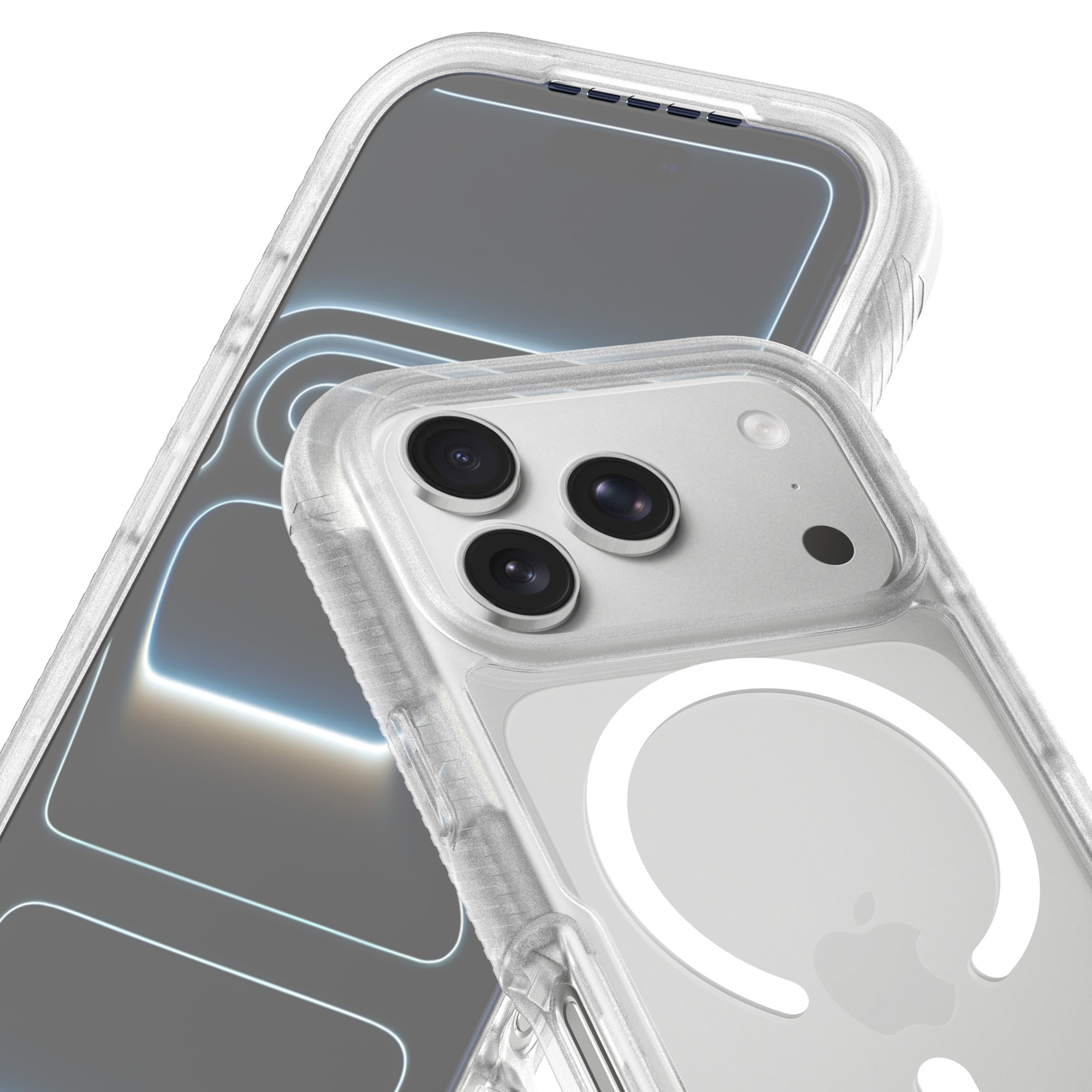iPhone 17 Pro Deksel Magnetisk Full Protection, Gjennomsiktig