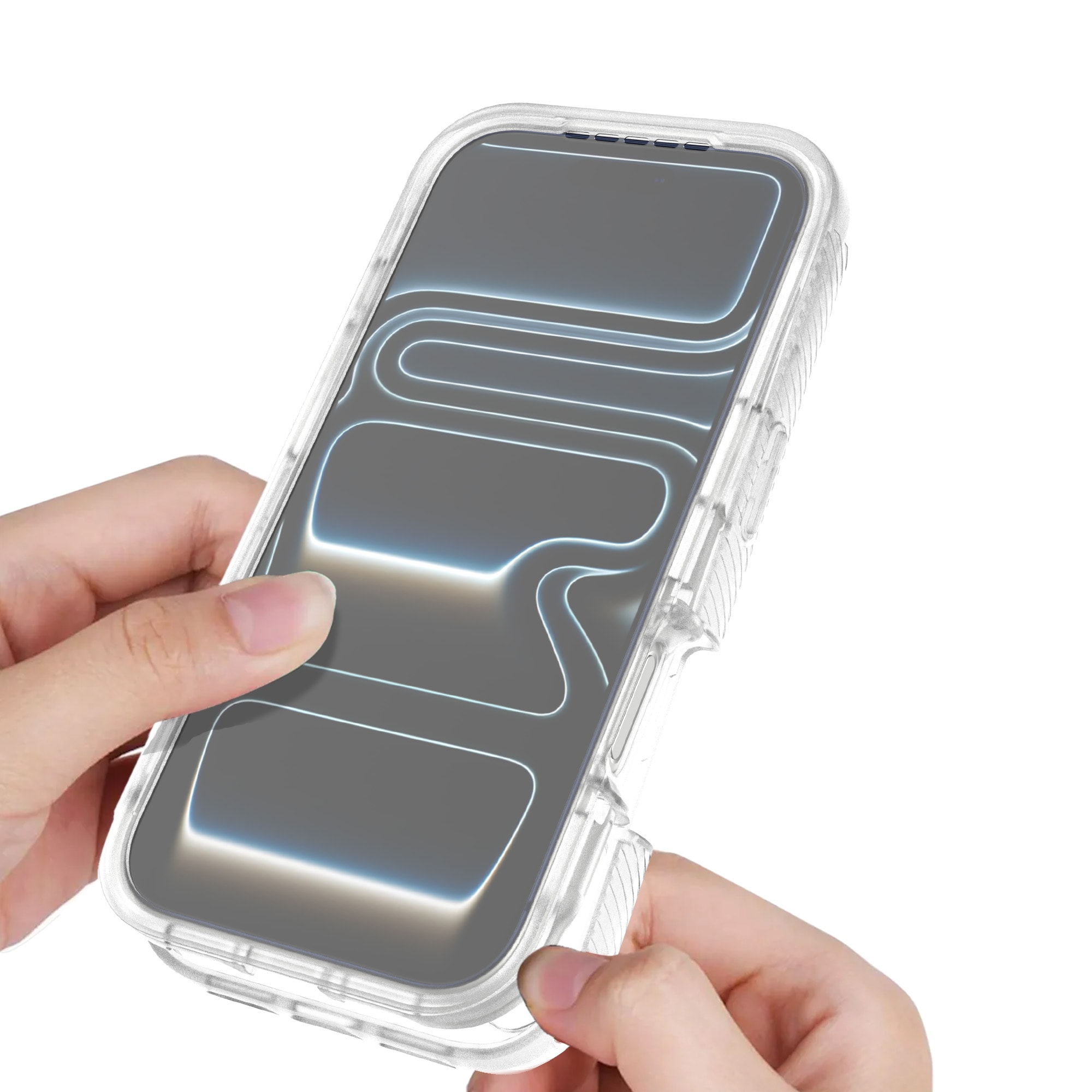 iPhone 17 Pro Deksel Magnetisk Full Protection, Gjennomsiktig