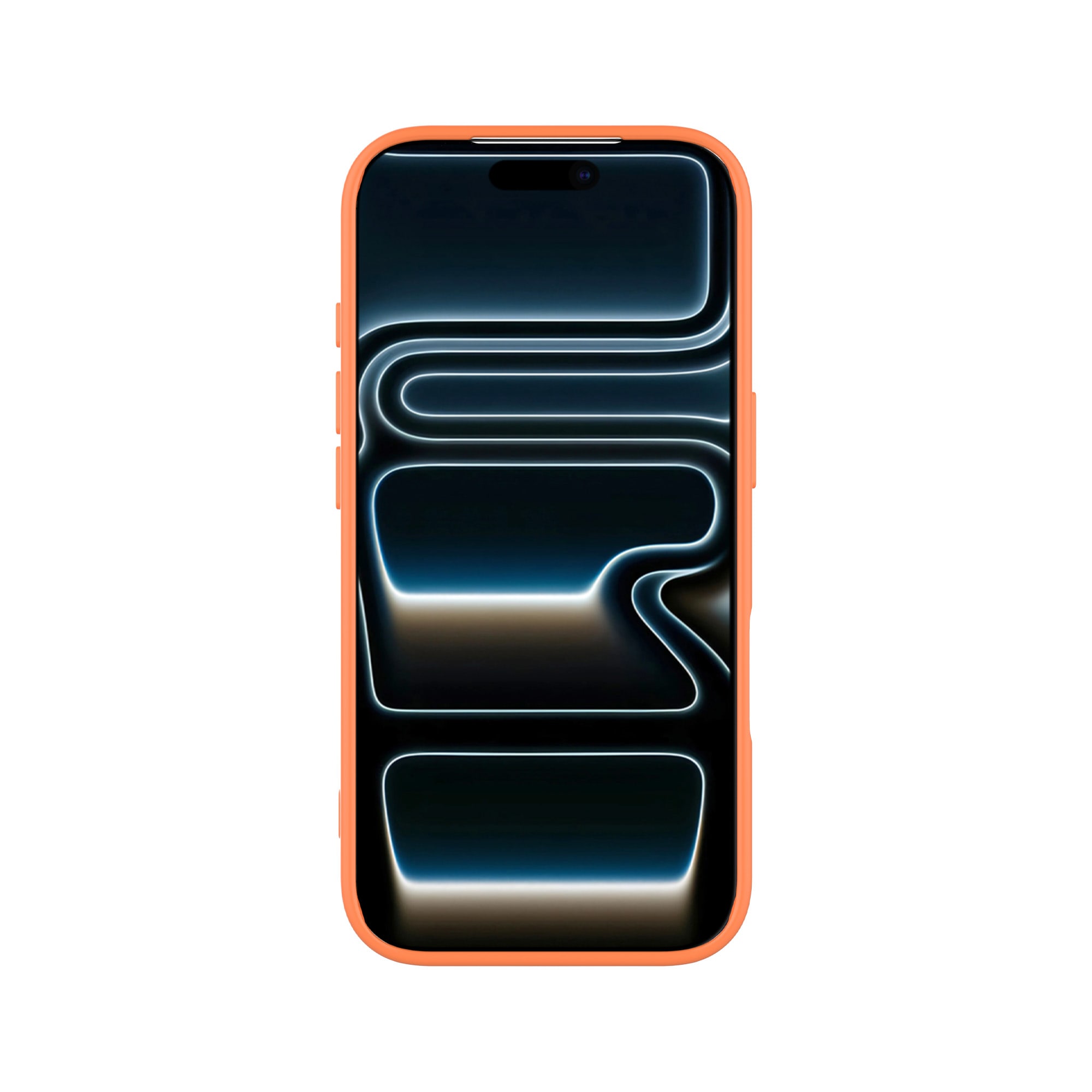 iPhone 17 Pro Max Hybrid-deksel Magnetisk,  Frosted Orange