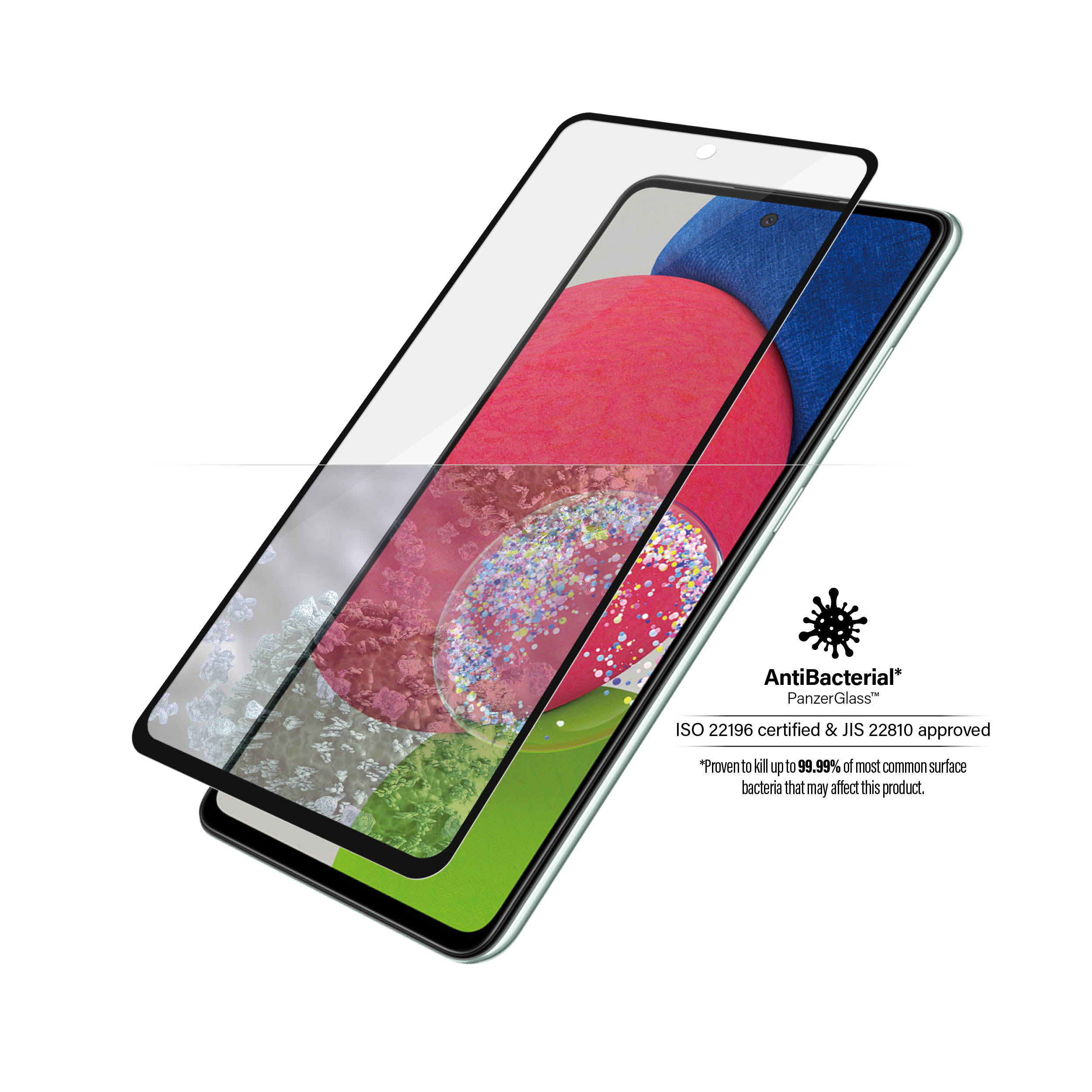 Samsung Galaxy A52 5G Skjermbeskytter i ripemotstandig herdet glass - Edge-to-Edge