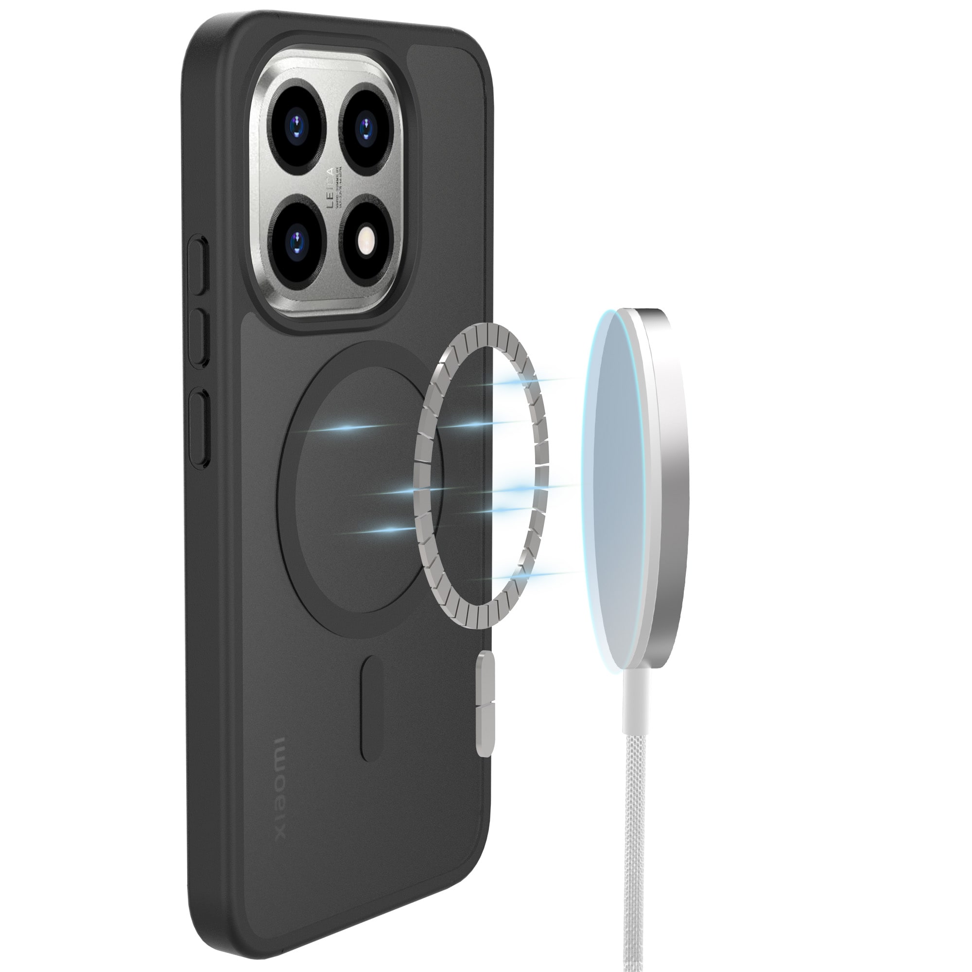 Xiaomi 15T Hybrid-deksel Magnetisk, Frosted Black