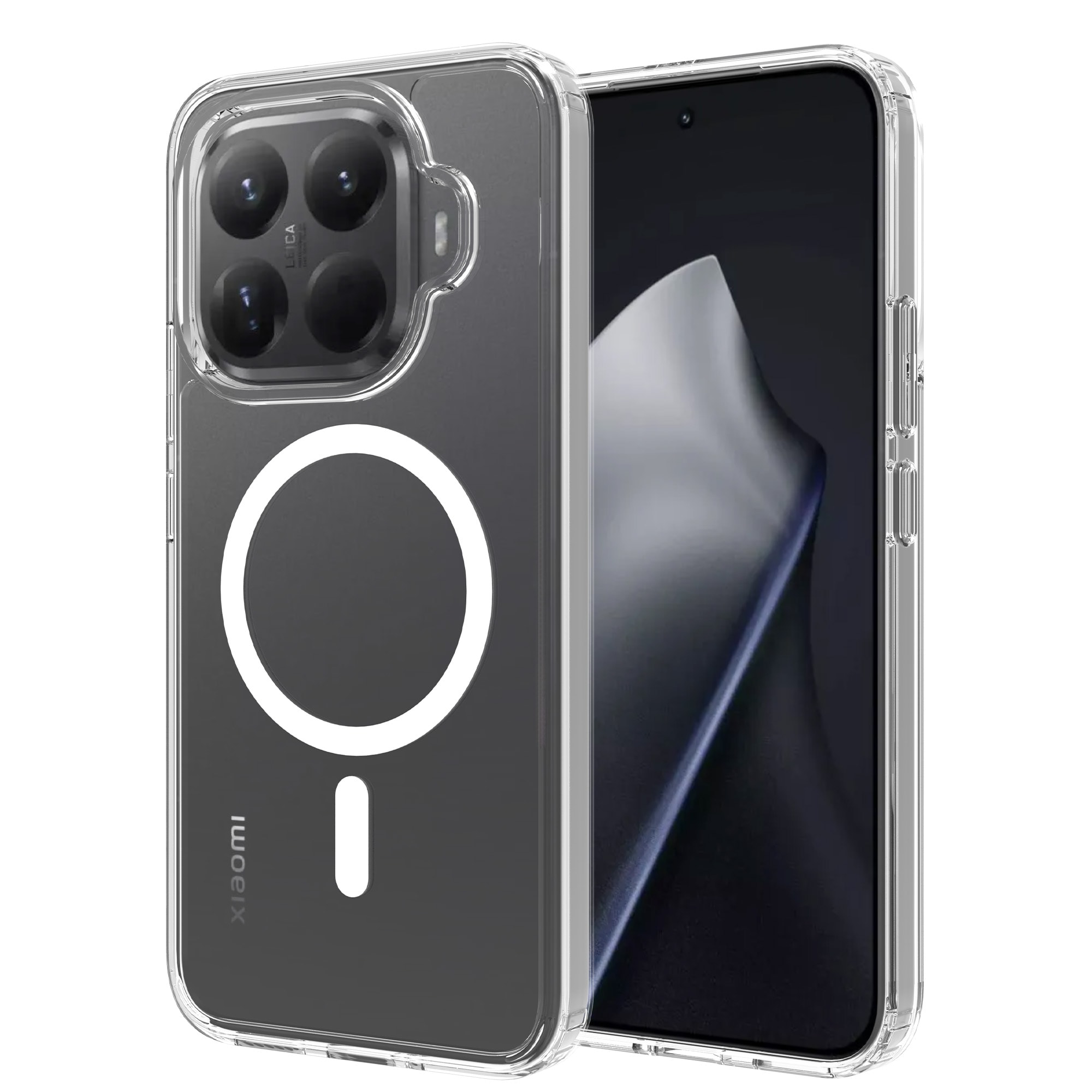 Xiaomi 15T Pro MagSafe Hybrid-deksel, Gjennomsiktig