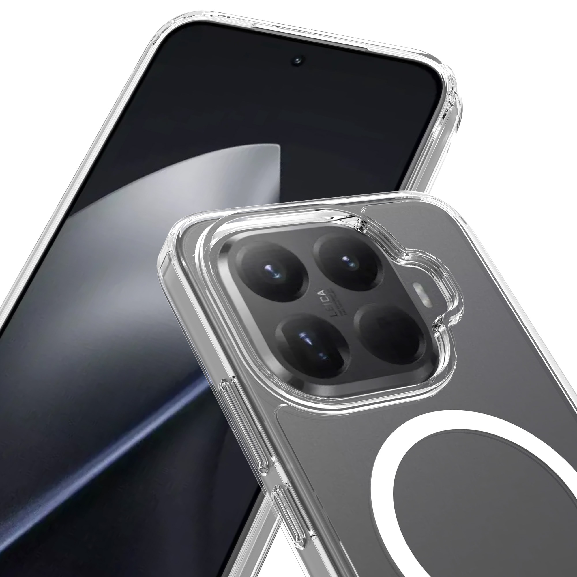 Xiaomi 15T Pro MagSafe Hybrid-deksel, Gjennomsiktig