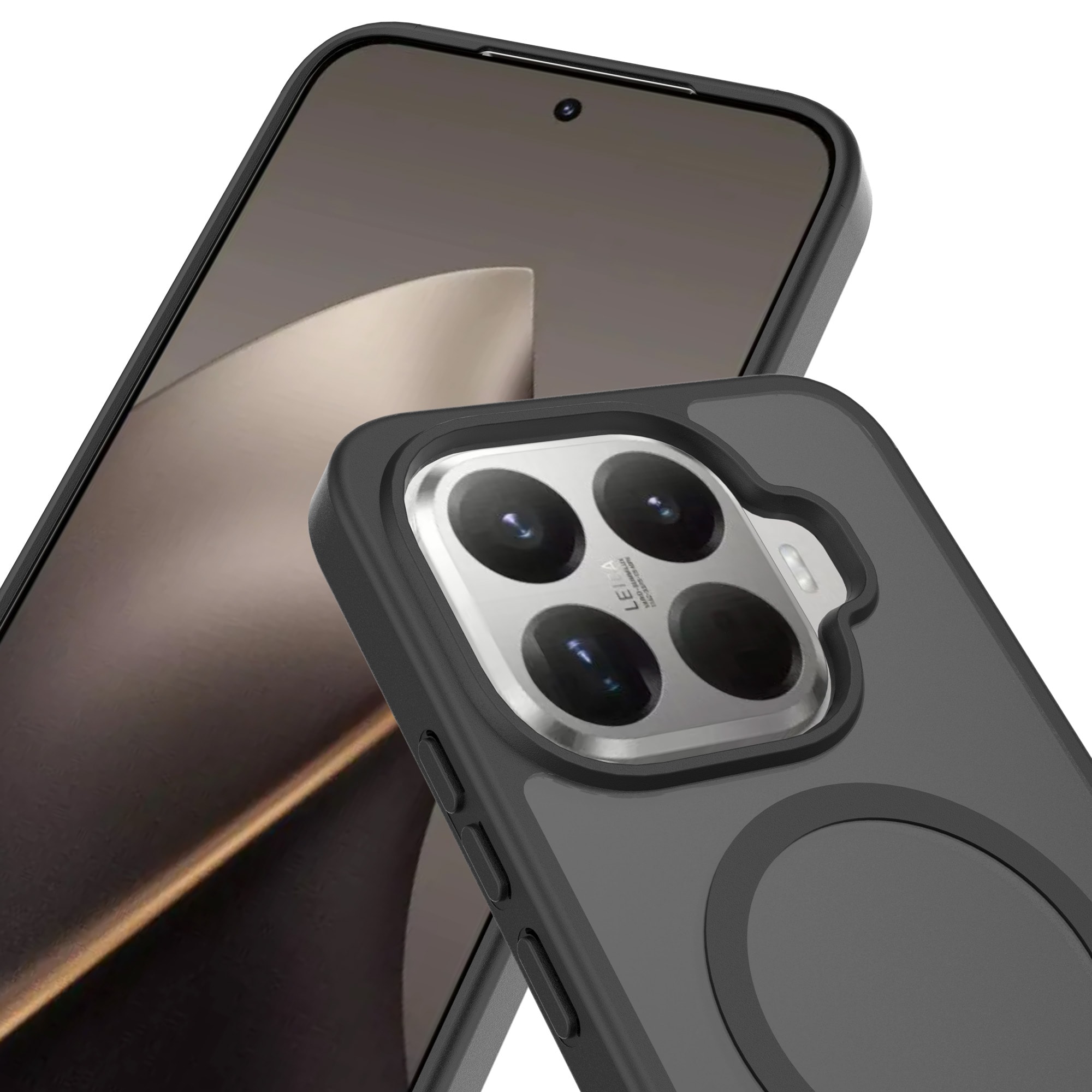 Xiaomi 15T Pro Hybrid-deksel Magnetisk, Frosted Black