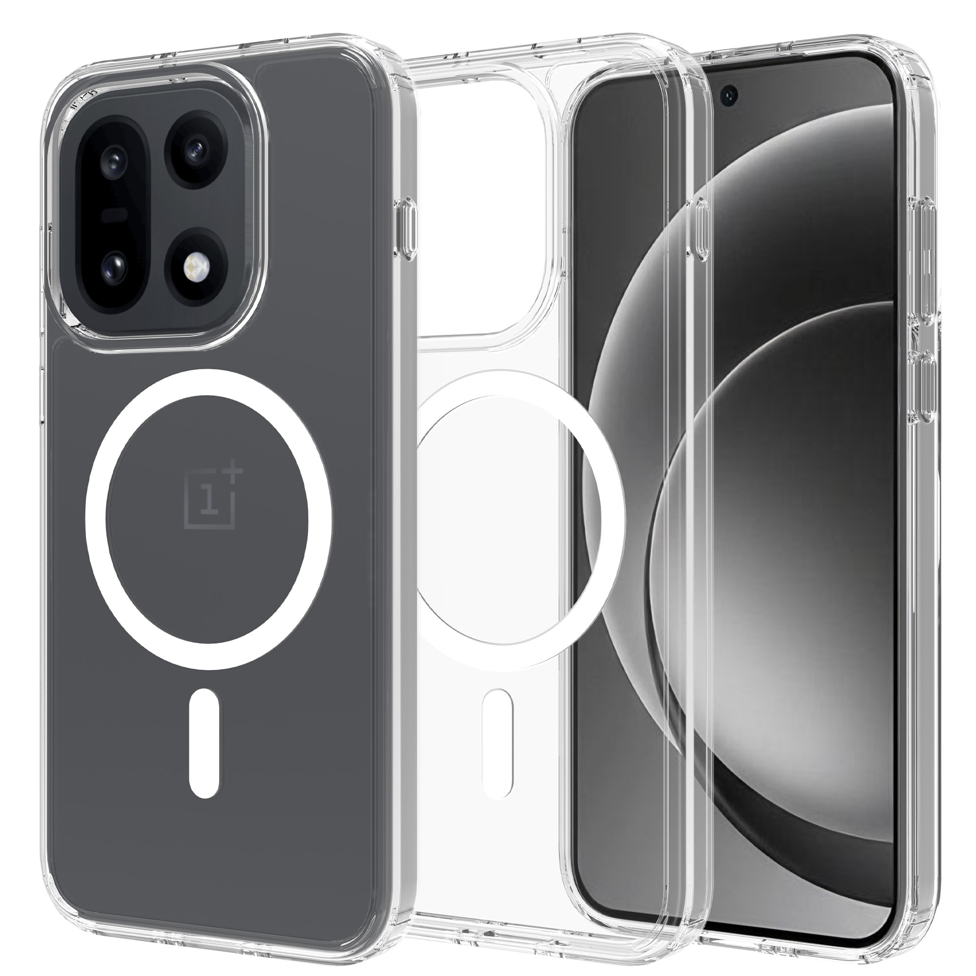  OnePlus 15 MagSafe Hybrid-deksel, Gjennomsiktig