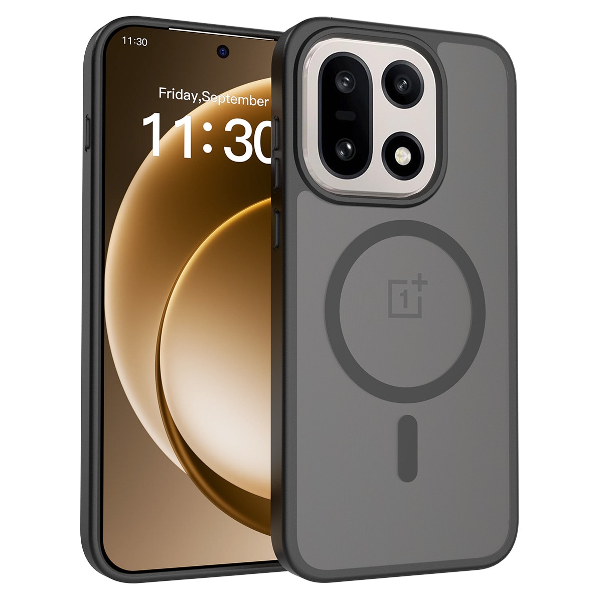  OnePlus 15 Hybrid-deksel Magnetisk, Frosted Black
