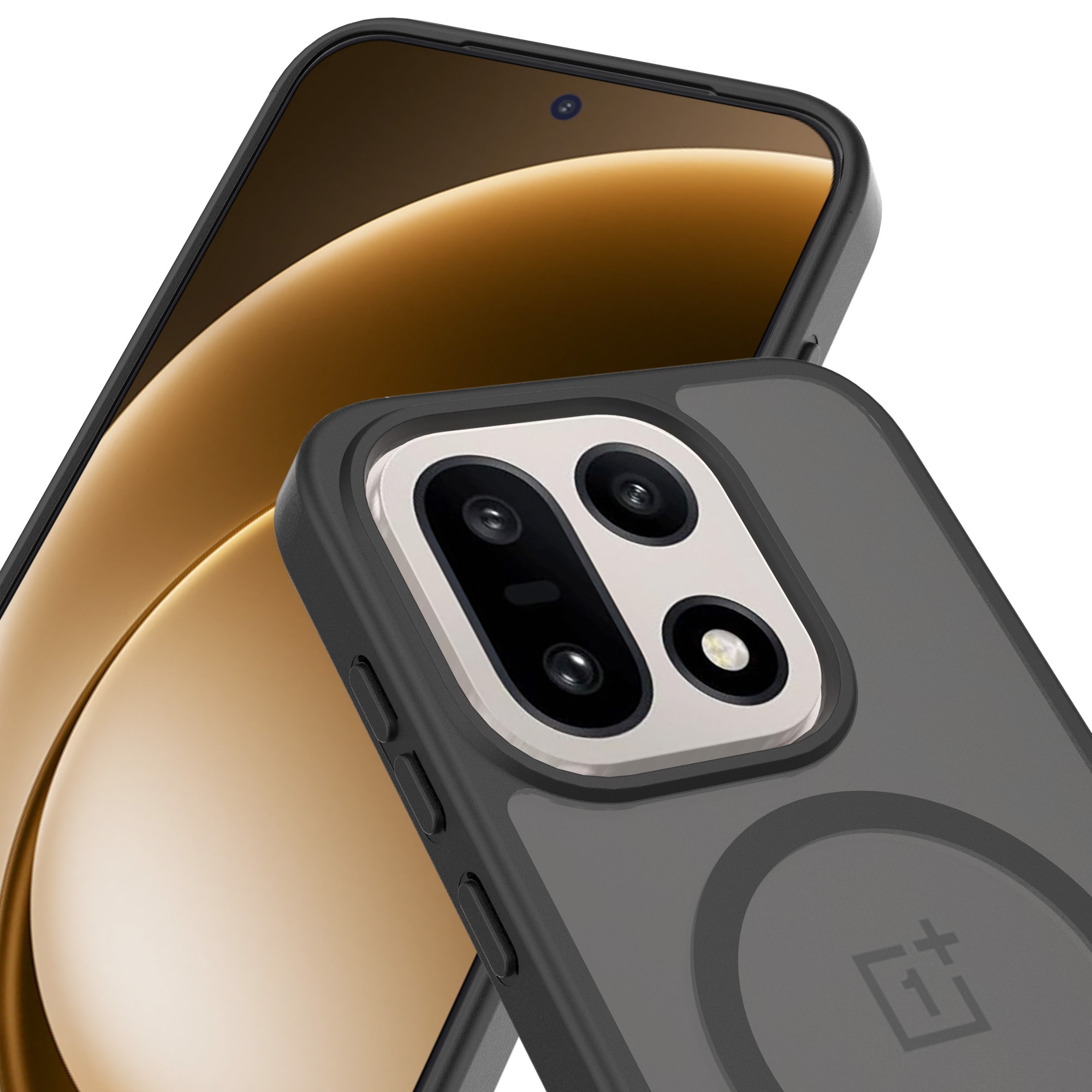  OnePlus 15 Hybrid-deksel Magnetisk, Frosted Black