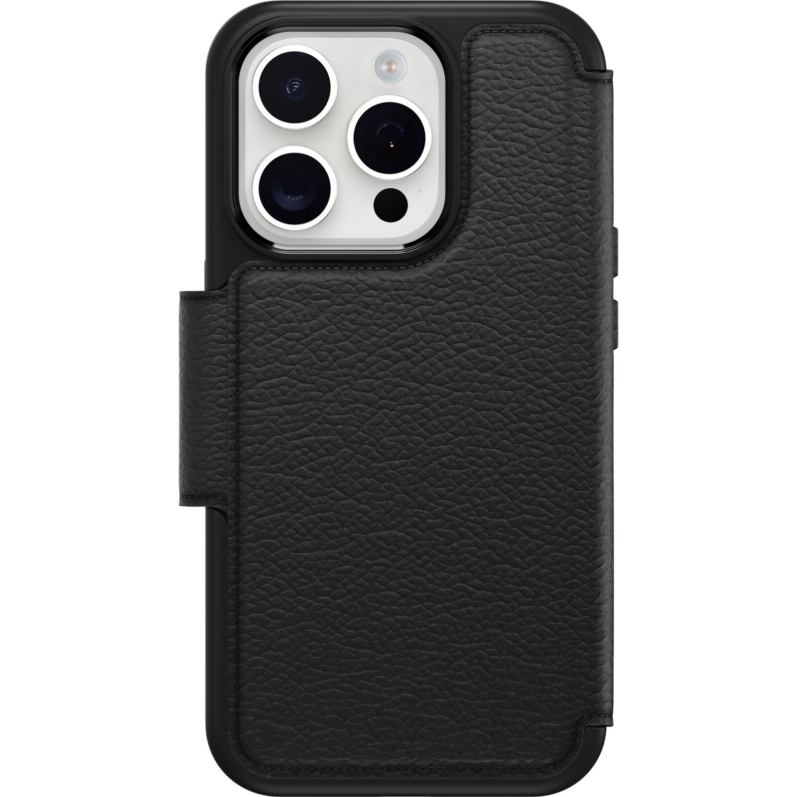 iPhone 15 Pro Lommeboketui med MagSafe Strada, Svart