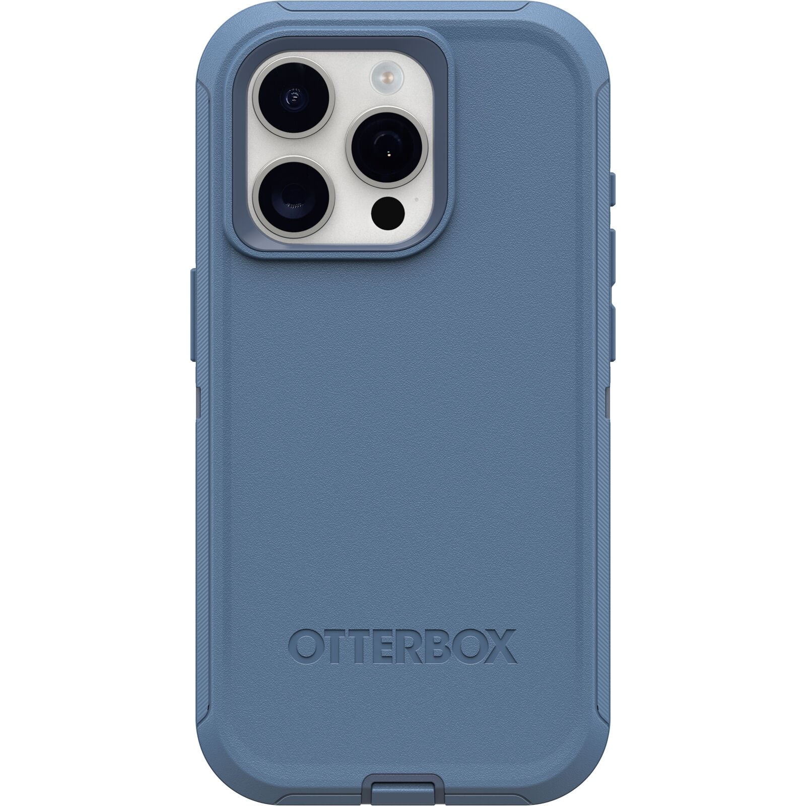 iPhone 15 Pro Defender - Robust mobildeksel med høy beskyttelsesgrad, Blå