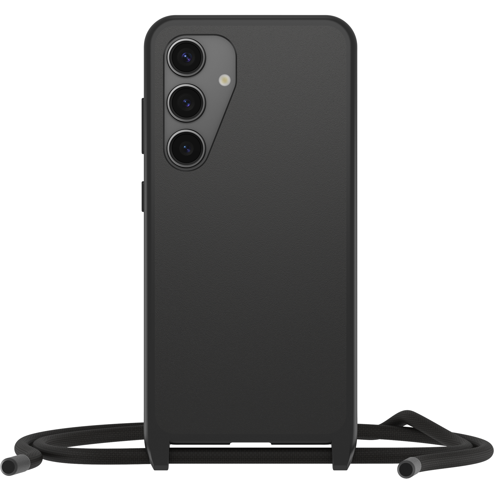 Samsung Galaxy S24 Deksel med halskjede React Necklace, Svart