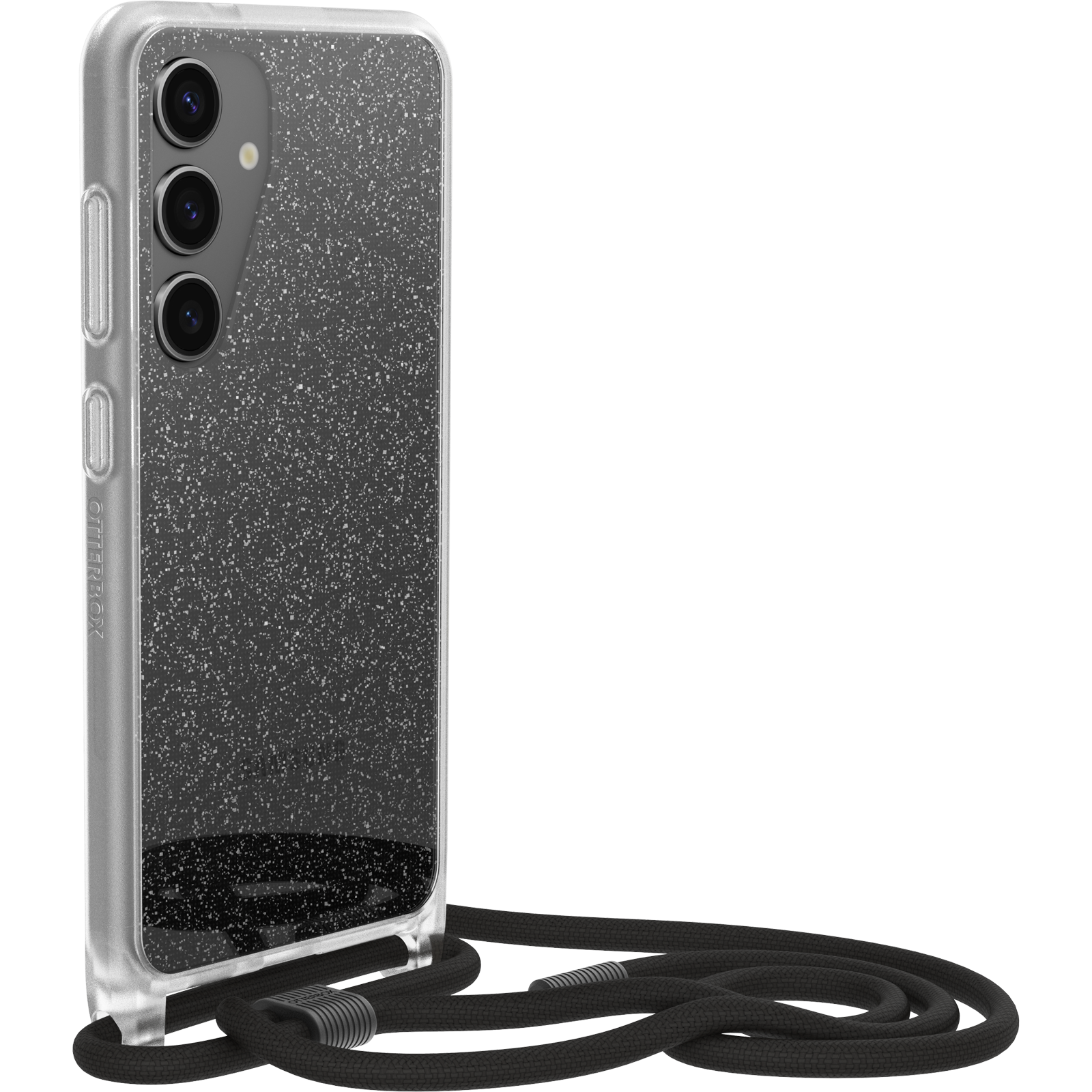 Samsung Galaxy S24 Deksel med halskjede React Necklace, Stardust Glitter