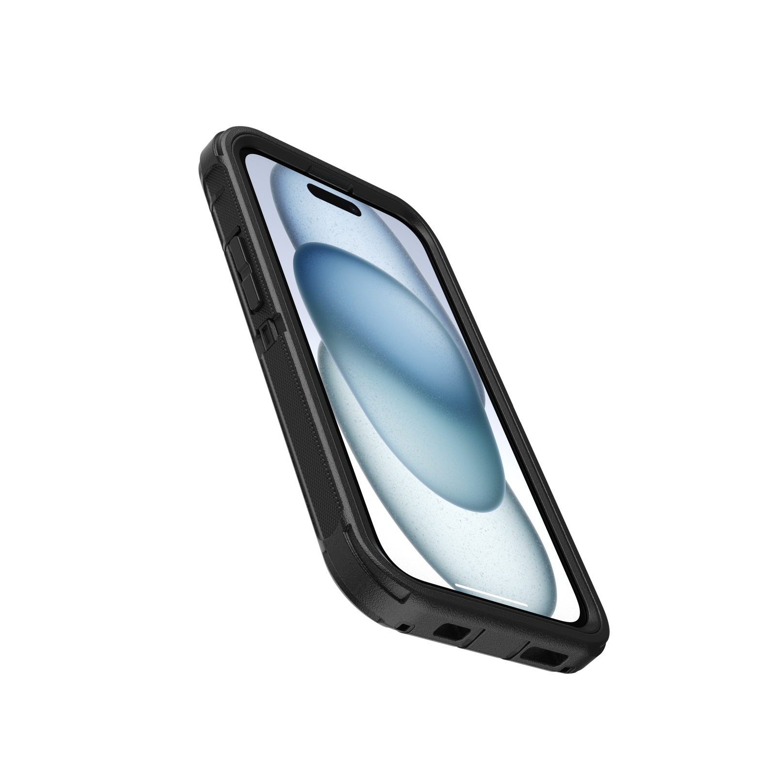 iPhone 15 Defender - Robust mobildeksel med høy beskyttelsesgrad, Svart