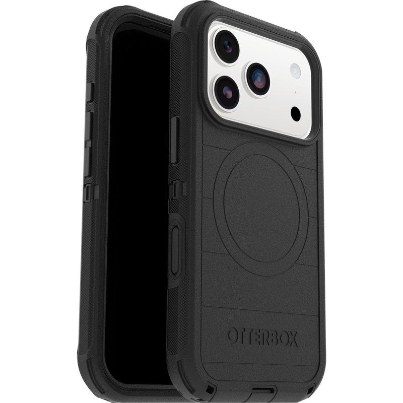 iPhone 17 Pro Defender - Robust MagSafe mobildeksel med høy beskyttelsesgrad, Svart