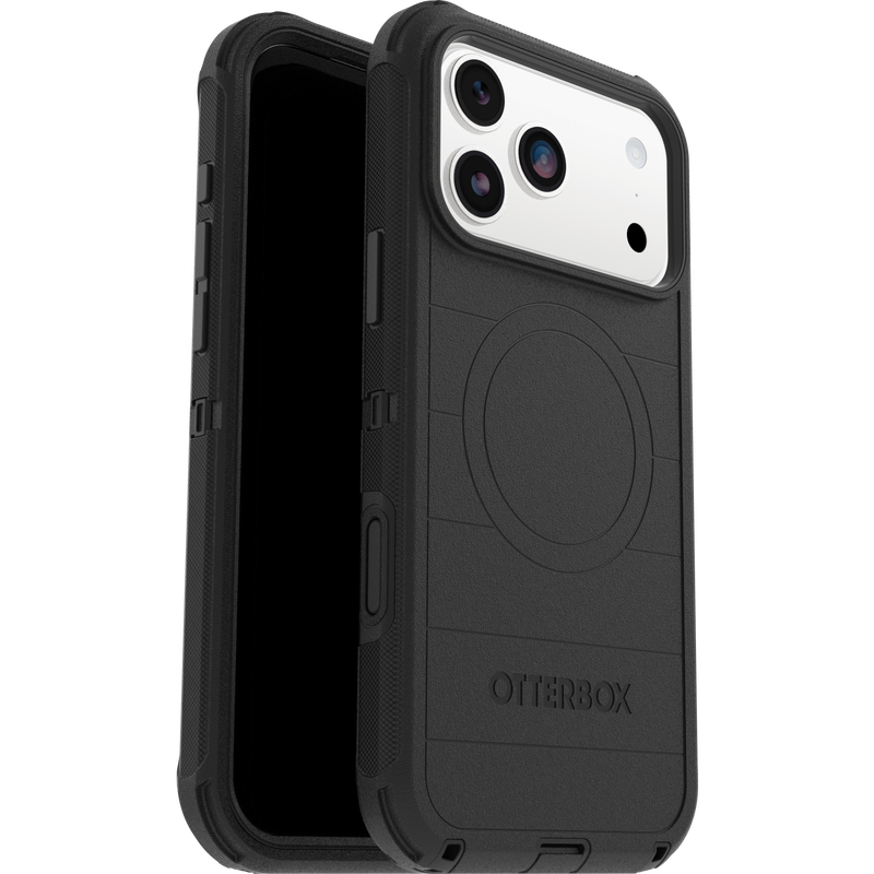 iPhone 17 Pro Max Defender - Robust MagSafe mobildeksel med høy beskyttelsesgrad, Svart