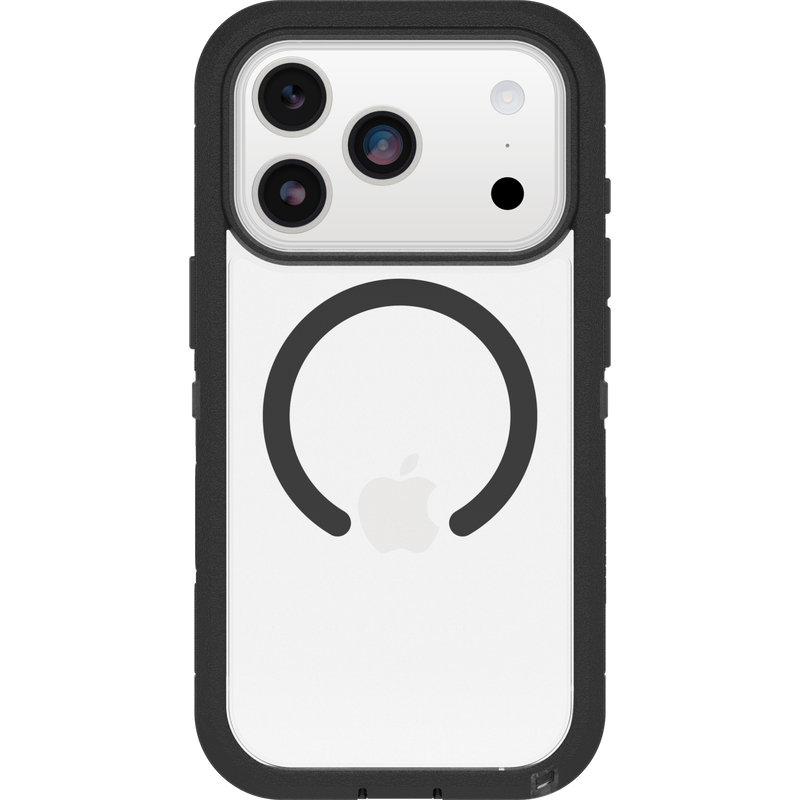 iPhone 17 Pro Defender XT Riktig støtsikkert MagSafe-deksel, Svart/gjennomsiktig