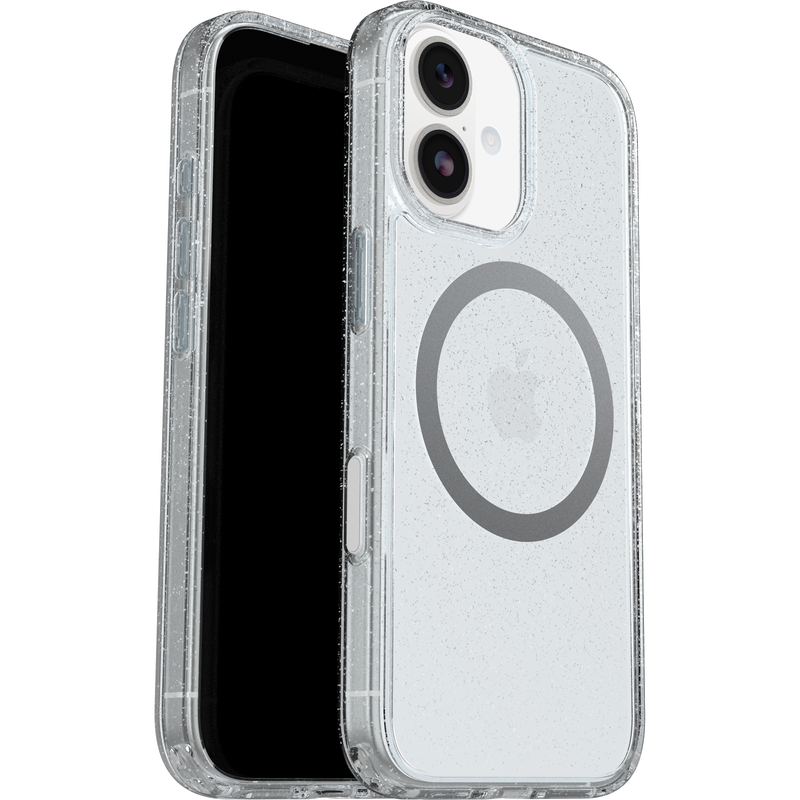iPhone 17 Støtsikkert MagSafe-deksel Symmetry Plus, Stardust Glitter