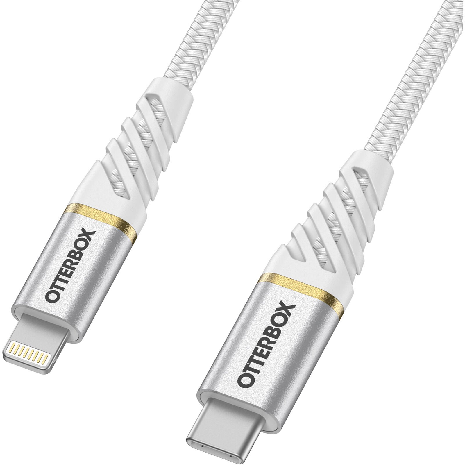USB-C til Lightning Premium Fast Charge kabel 2 m, Hvit