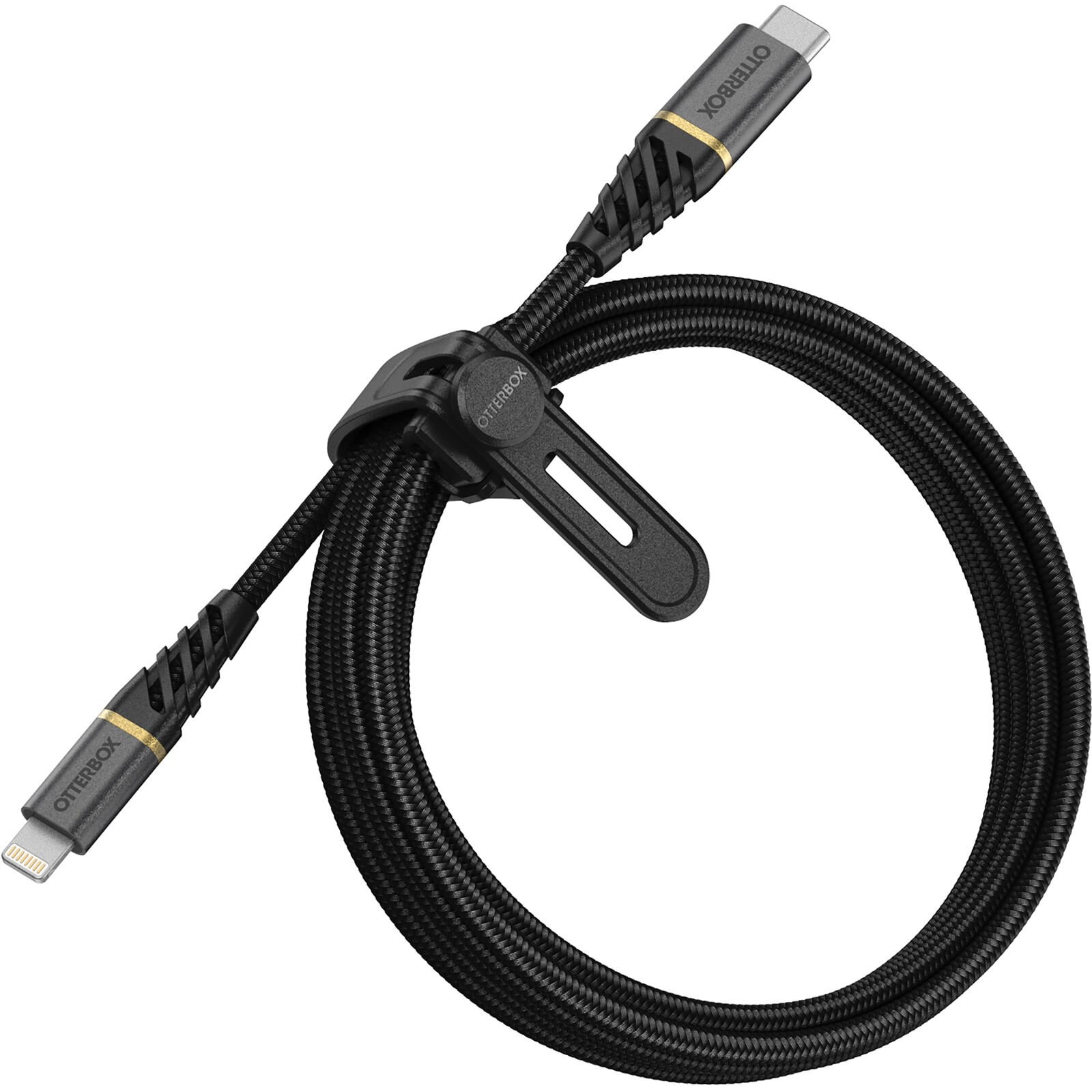 USB-C til Lightning Premium Fast Charge kabel 2 m, Svart